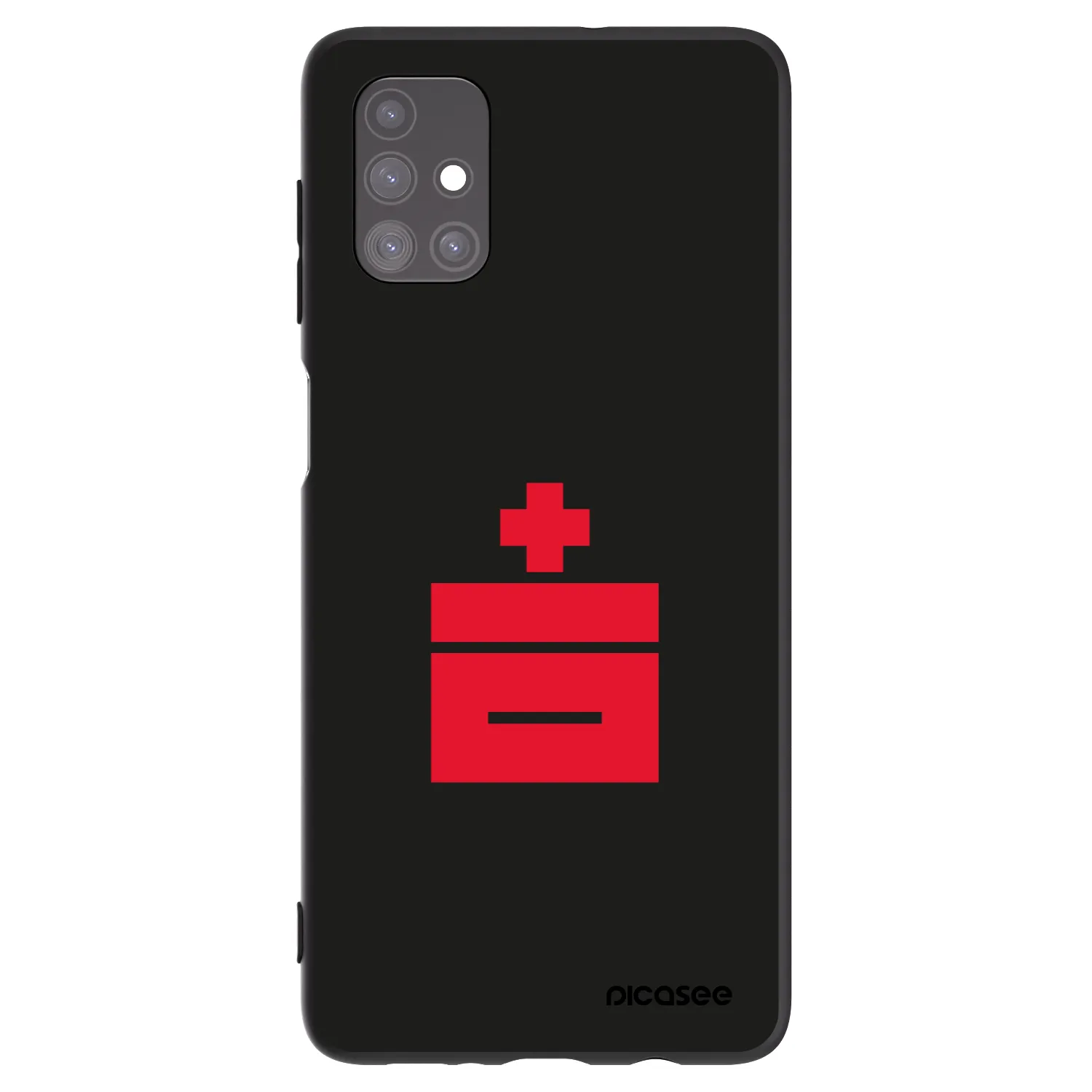 Picasee fekete szilikon tok az alábbi mobiltelefonokra Samsung Galaxy M51 M515F - Le Plastenciaga