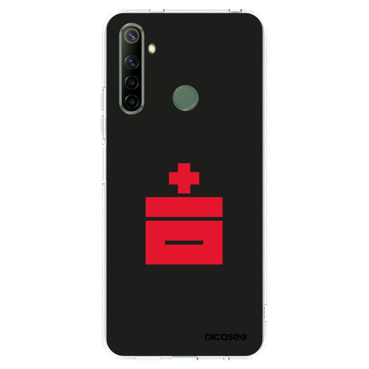 Picasee átlátszó szilikon tok az alábbi mobiltelefonokra Realme 6i - Le Plastenciaga