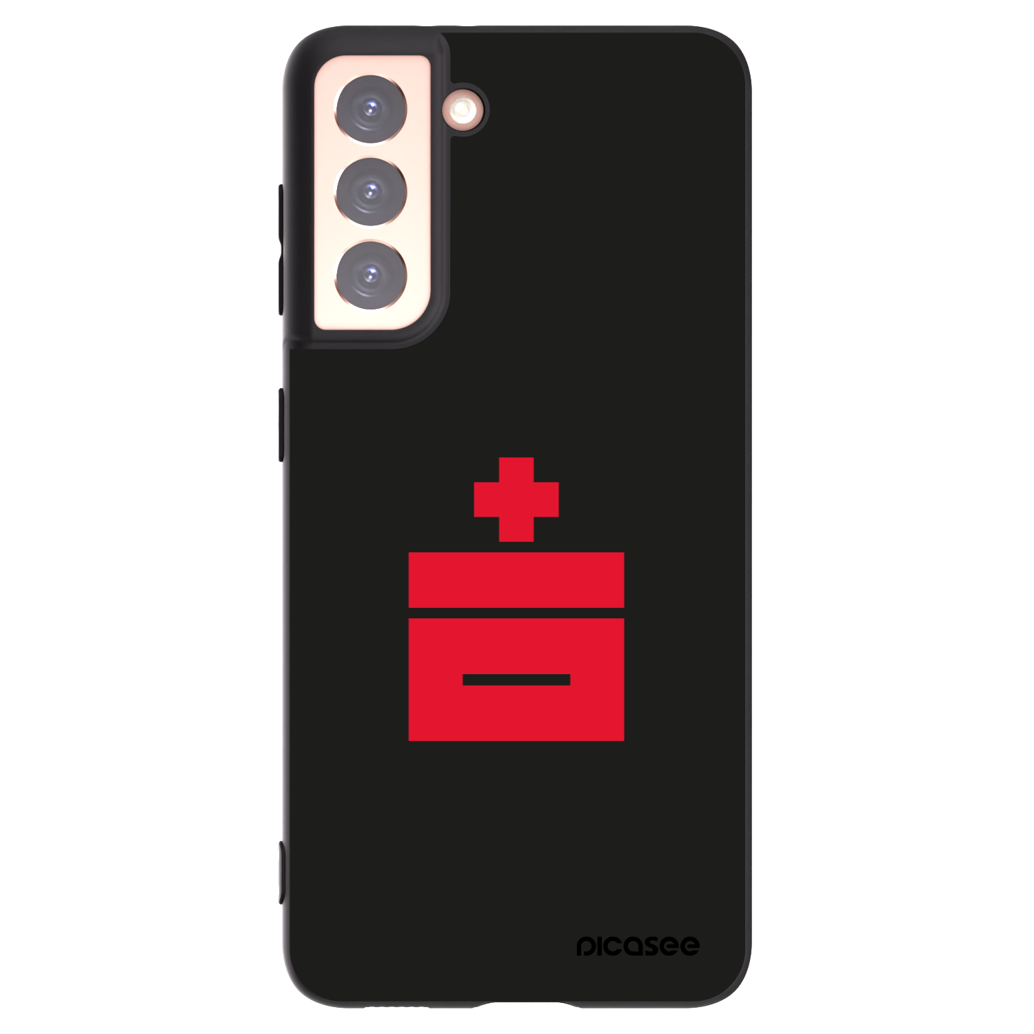 Picasee fekete szilikon tok az alábbi mobiltelefonokra Samsung Galaxy S21 5G G991B - Le Plastenciaga
