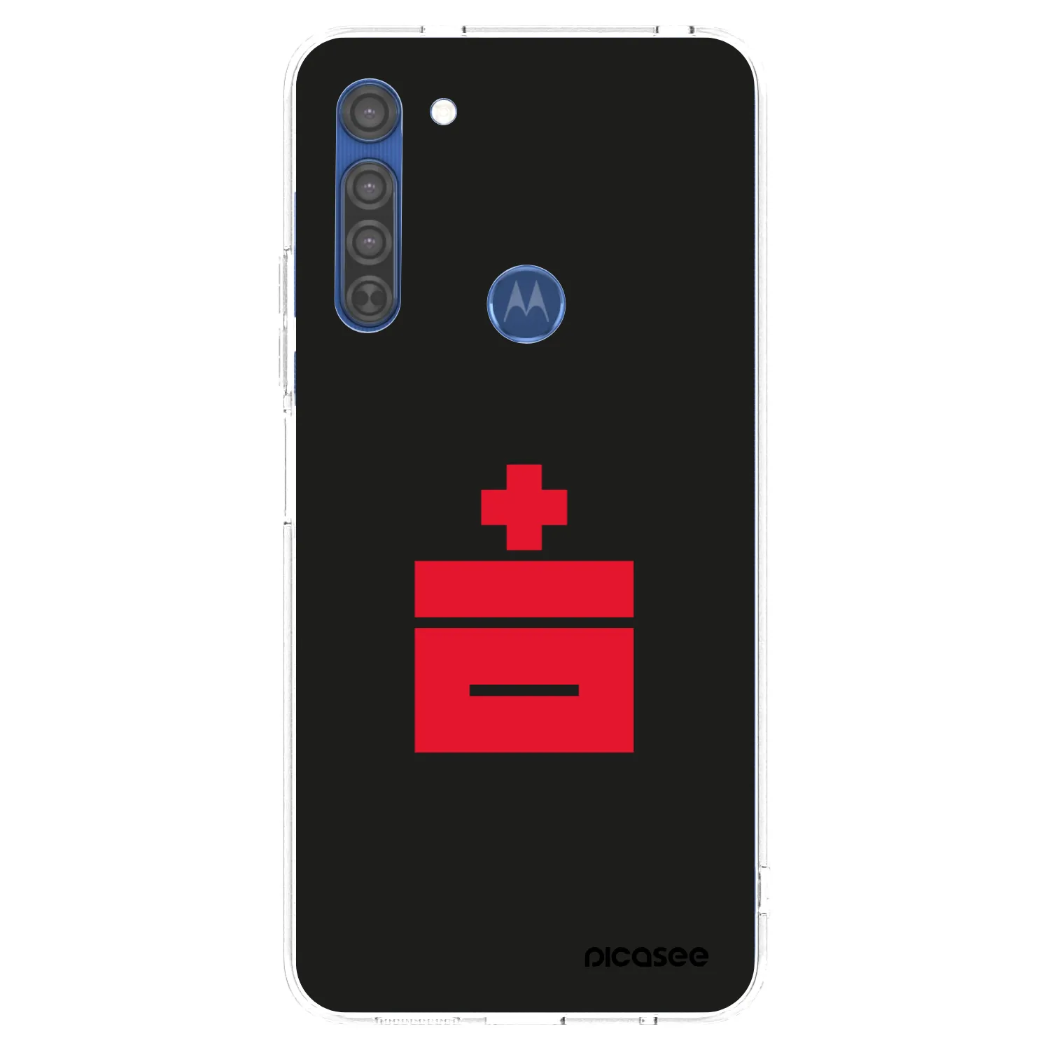Picasee átlátszó szilikon tok az alábbi mobiltelefonokra Motorola Moto G8 - Le Plastenciaga