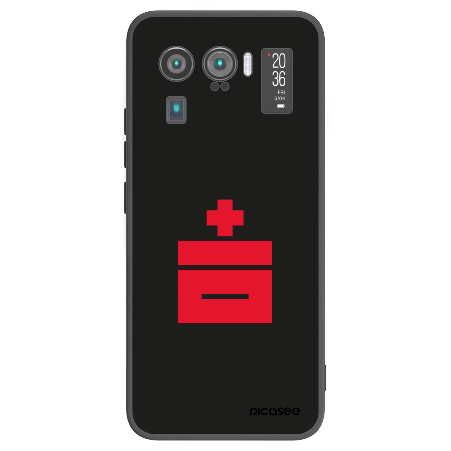 Picasee fekete szilikon tok az alábbi mobiltelefonokra Xiaomi Mi 11 Ultra - Le Plastenciaga