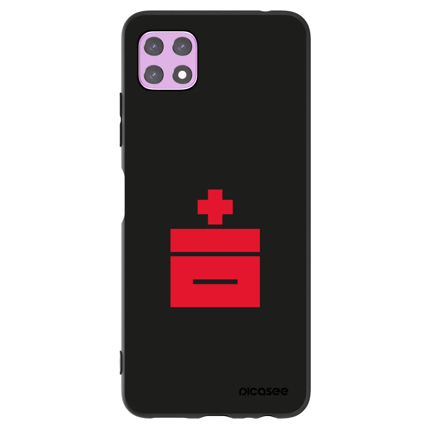 Picasee fekete szilikon tok az alábbi mobiltelefonokra Samsung Galaxy A22 A226B 5G - Le Plastenciaga