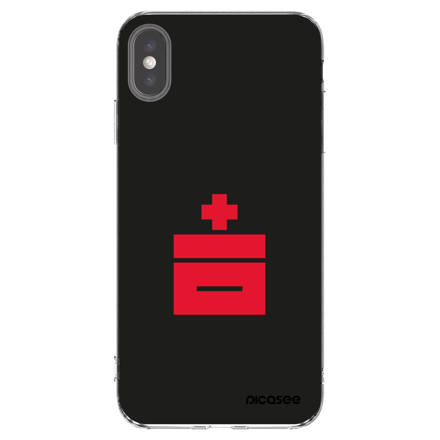 Picasee átlátszó szilikon tok az alábbi mobiltelefonokra Apple iPhone XS Max - Le Plastenciaga