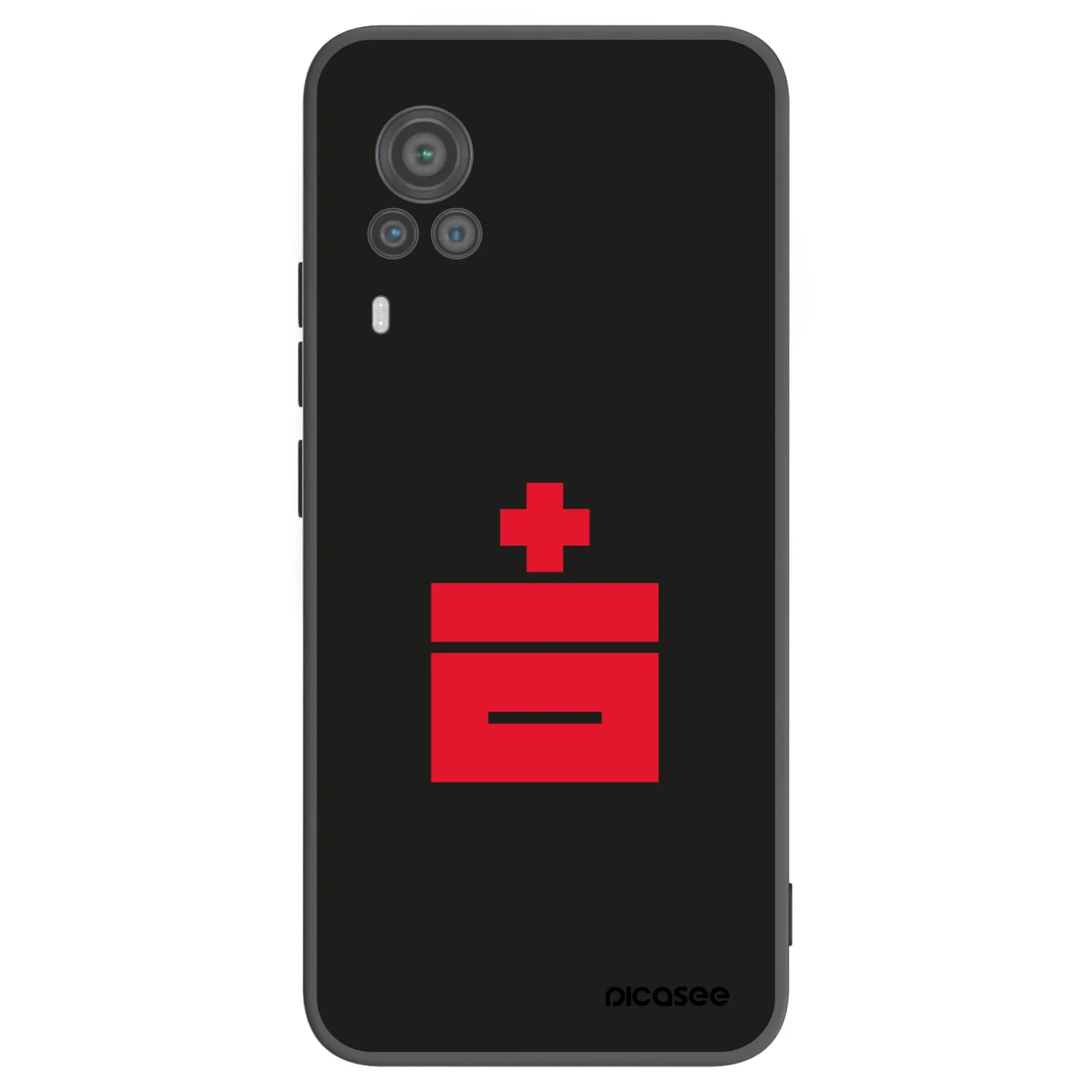 Picasee fekete szilikon tok az alábbi mobiltelefonokra Vivo X60 Pro 5G - Le Plastenciaga