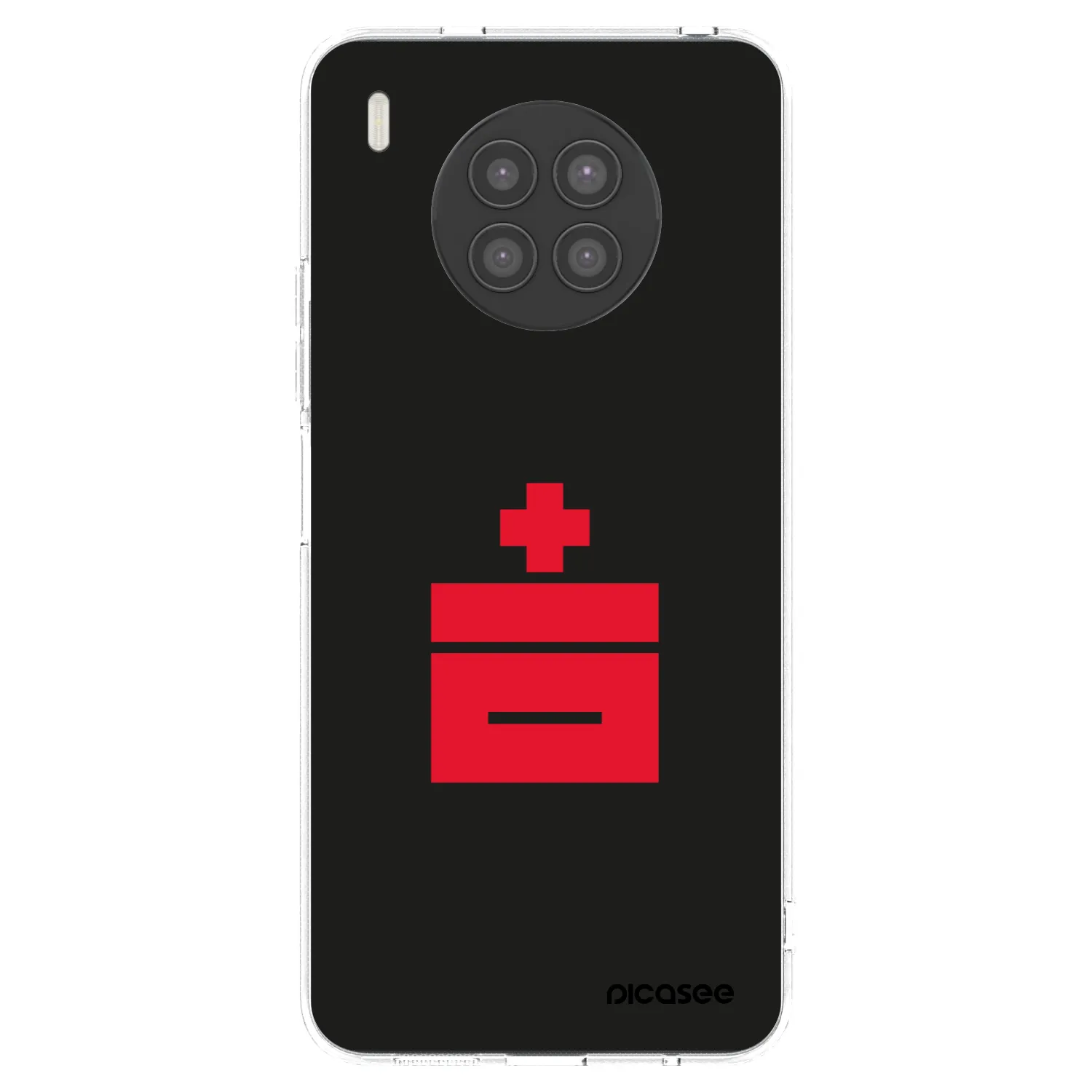 Picasee átlátszó szilikon tok az alábbi mobiltelefonokra Huawei Nova 8i - Le Plastenciaga