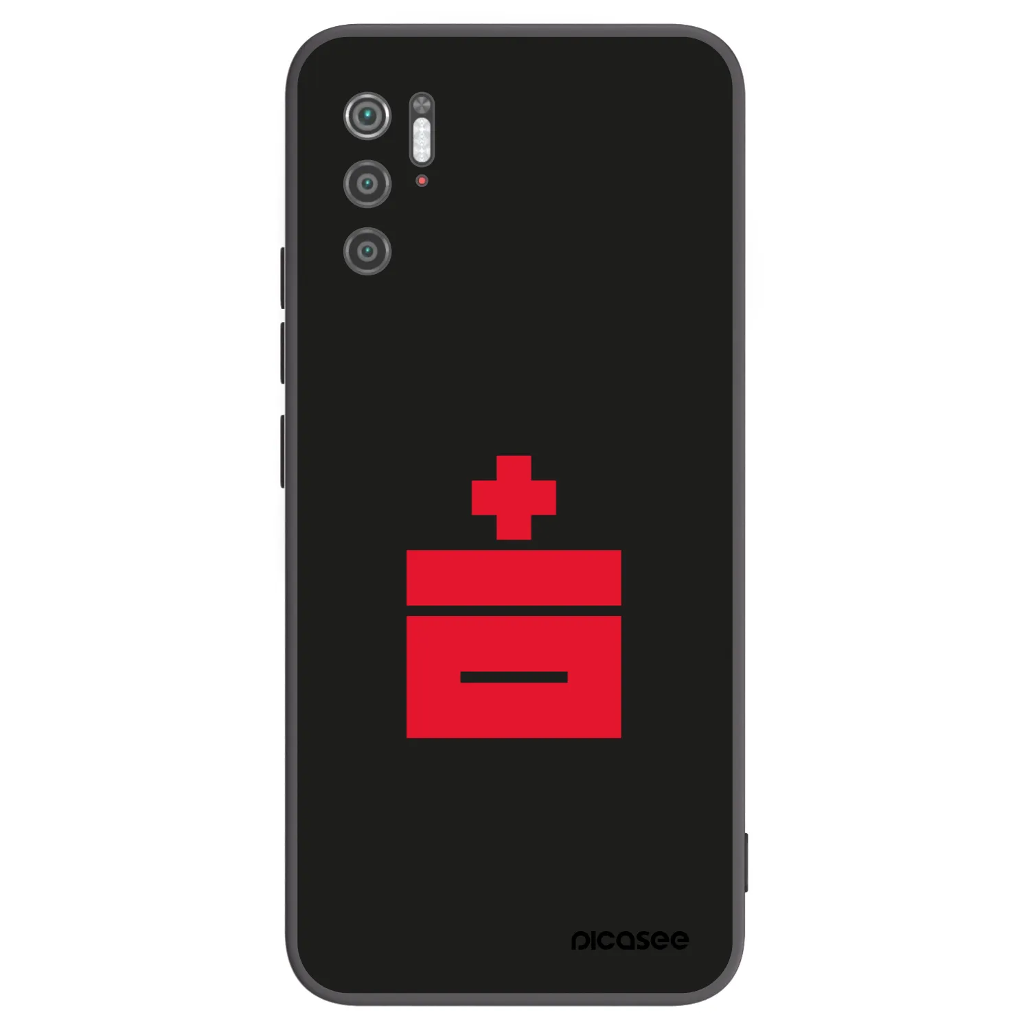 Picasee fekete szilikon tok az alábbi mobiltelefonokra Xiaomi Poco M3 Pro 5G - Le Plastenciaga