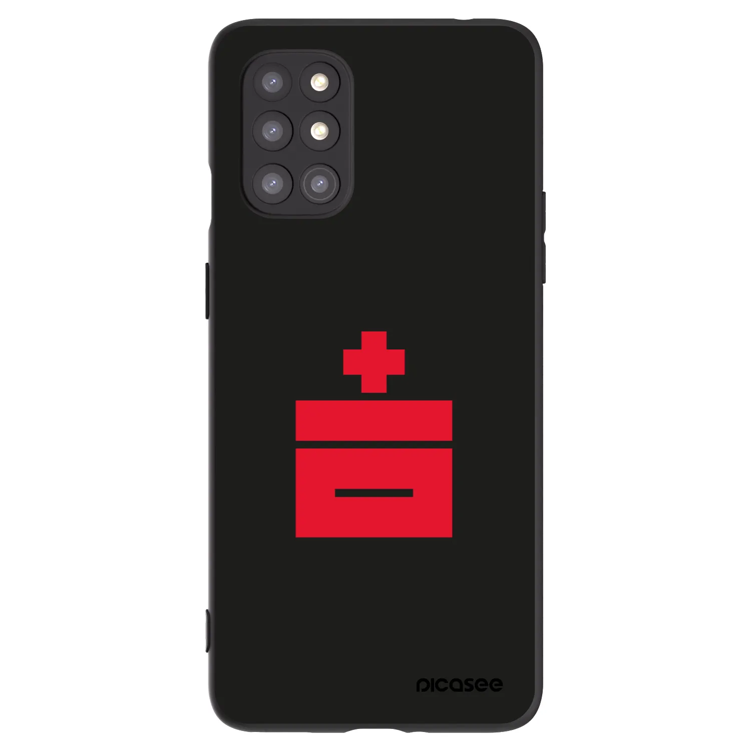 Picasee fekete szilikon tok az alábbi mobiltelefonokra OnePlus 8T - Le Plastenciaga