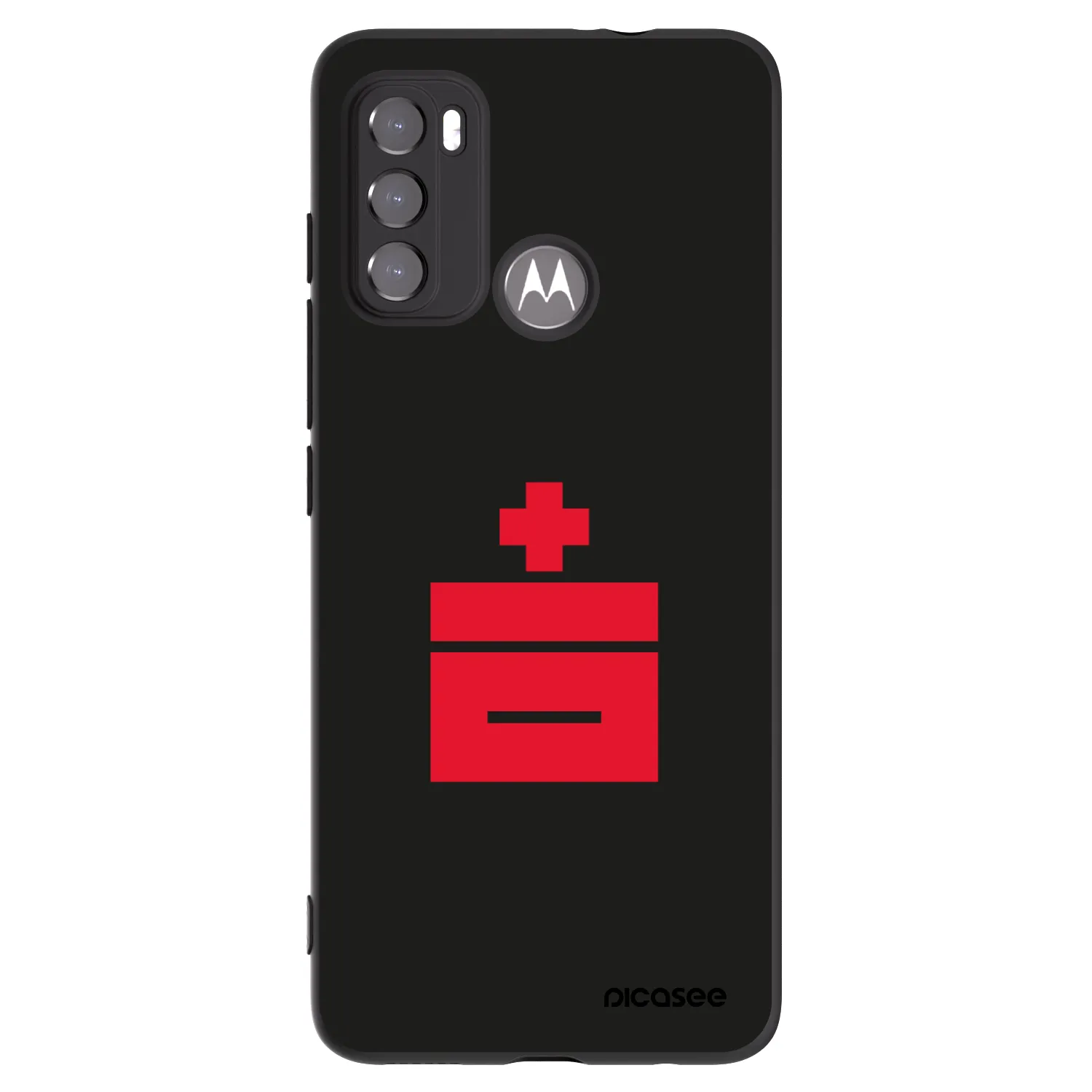 Picasee fekete szilikon tok az alábbi mobiltelefonokra Motorola Moto G60 - Le Plastenciaga