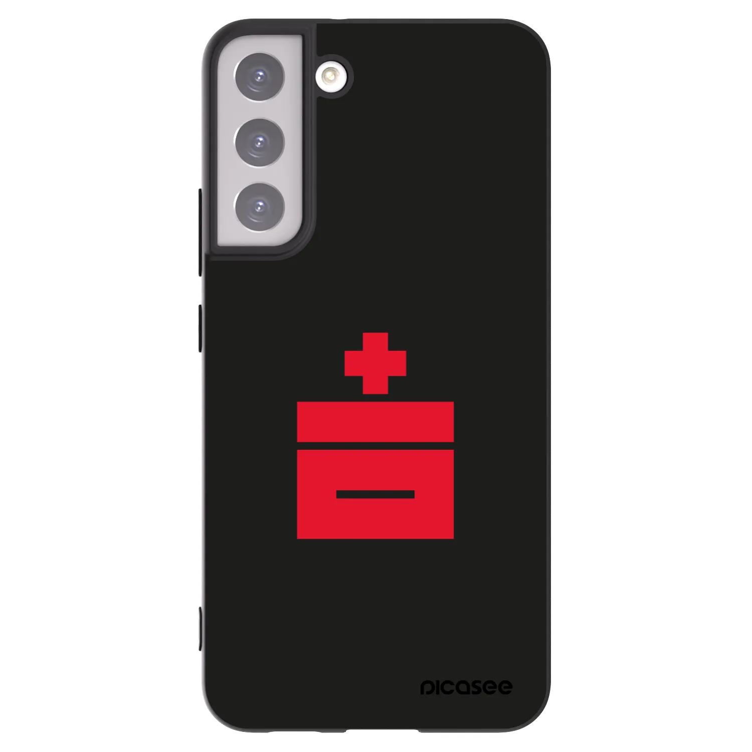 Picasee fekete szilikon tok az alábbi mobiltelefonokra Samsung Galaxy S22+ 5G - Le Plastenciaga