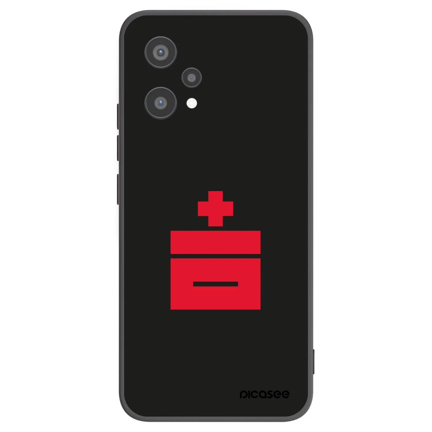 Picasee fekete szilikon tok az alábbi mobiltelefonokra Realme 9 Pro 5G - Le Plastenciaga