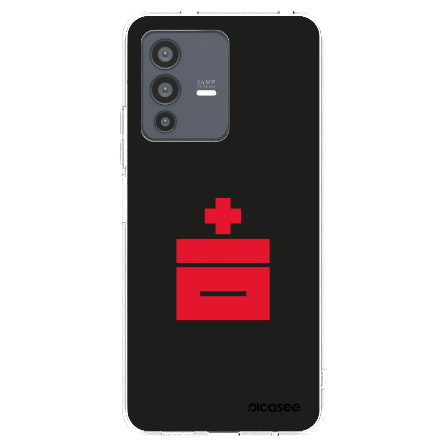 Picasee átlátszó szilikon tok az alábbi mobiltelefonokra Vivo V23 5G - Le Plastenciaga