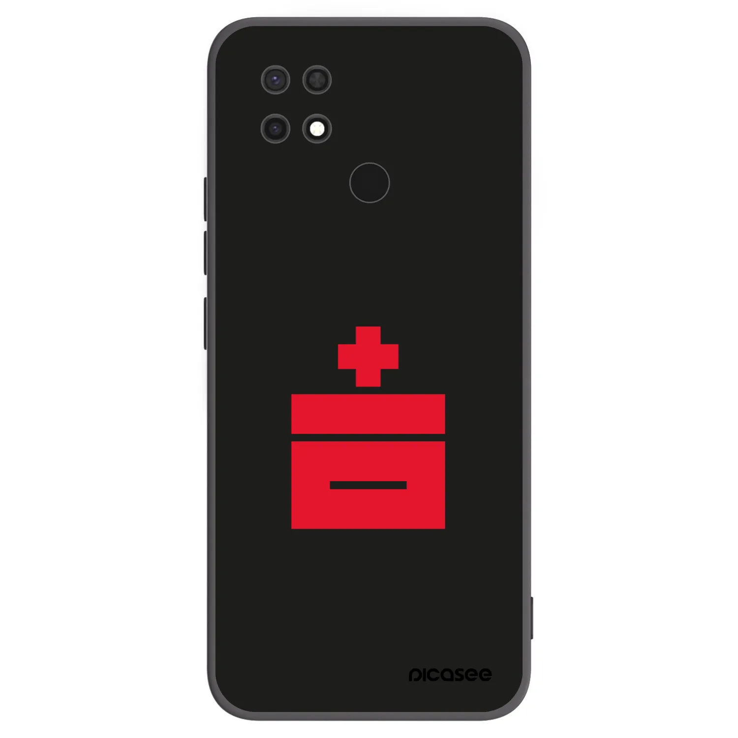 Picasee fekete szilikon tok az alábbi mobiltelefonokra Xiaomi Redmi 10C - Le Plastenciaga