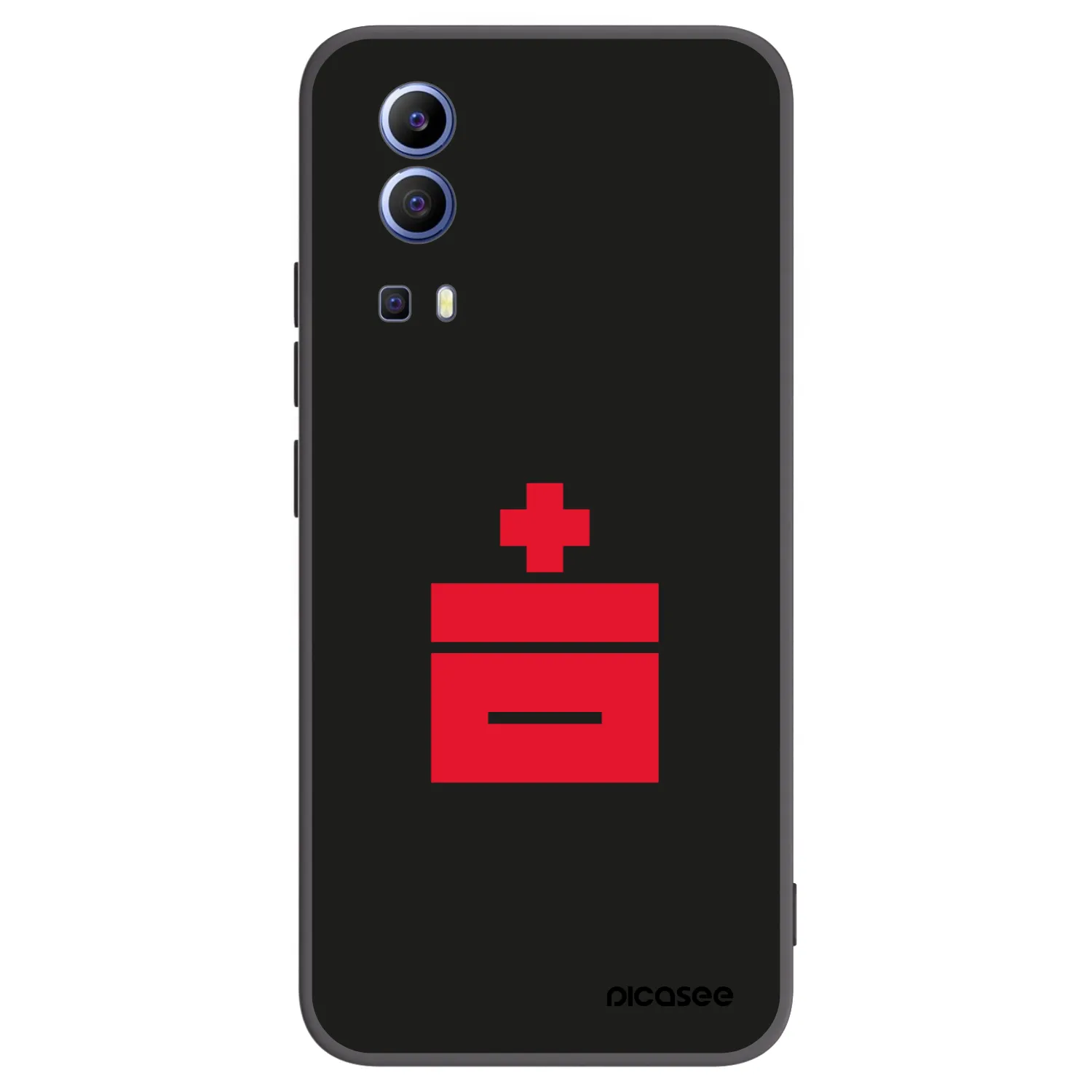Picasee fekete szilikon tok az alábbi mobiltelefonokra Vivo Y52 5G - Le Plastenciaga