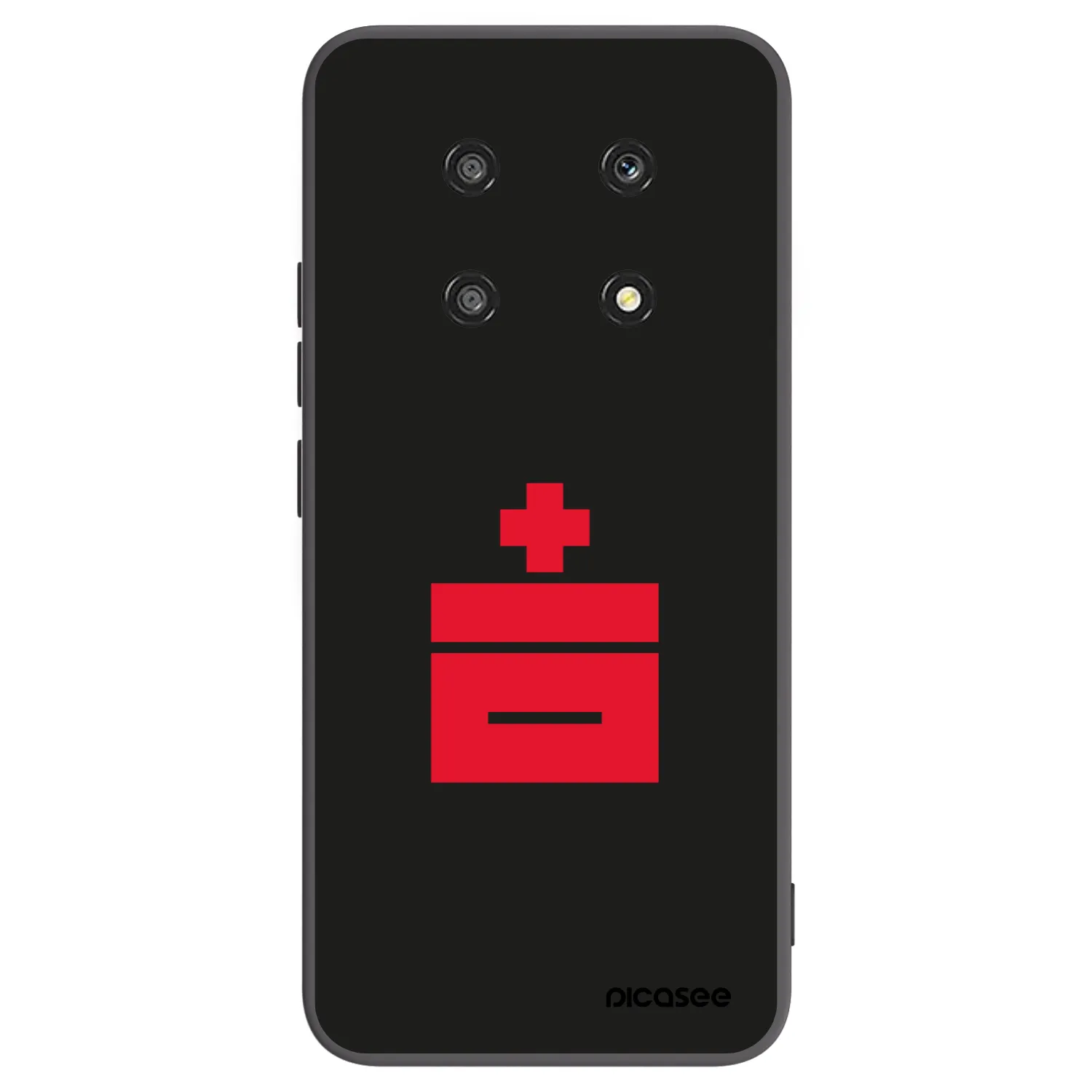 Picasee fekete szilikon tok az alábbi mobiltelefonokra Honor Magic4 Lite 5G - Le Plastenciaga