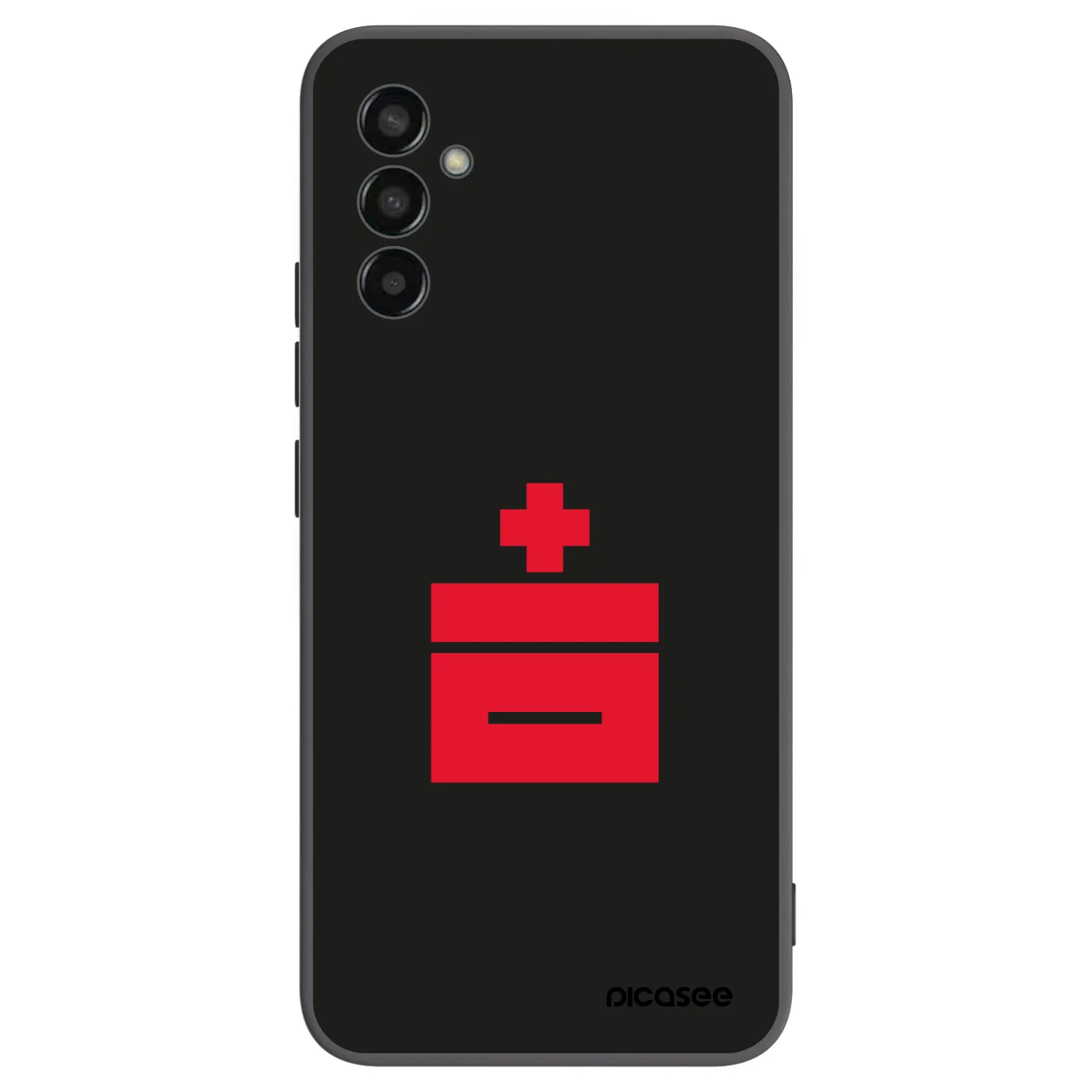 Picasee fekete szilikon tok az alábbi mobiltelefonokra Samsung Galaxy M13 M135F - Le Plastenciaga
