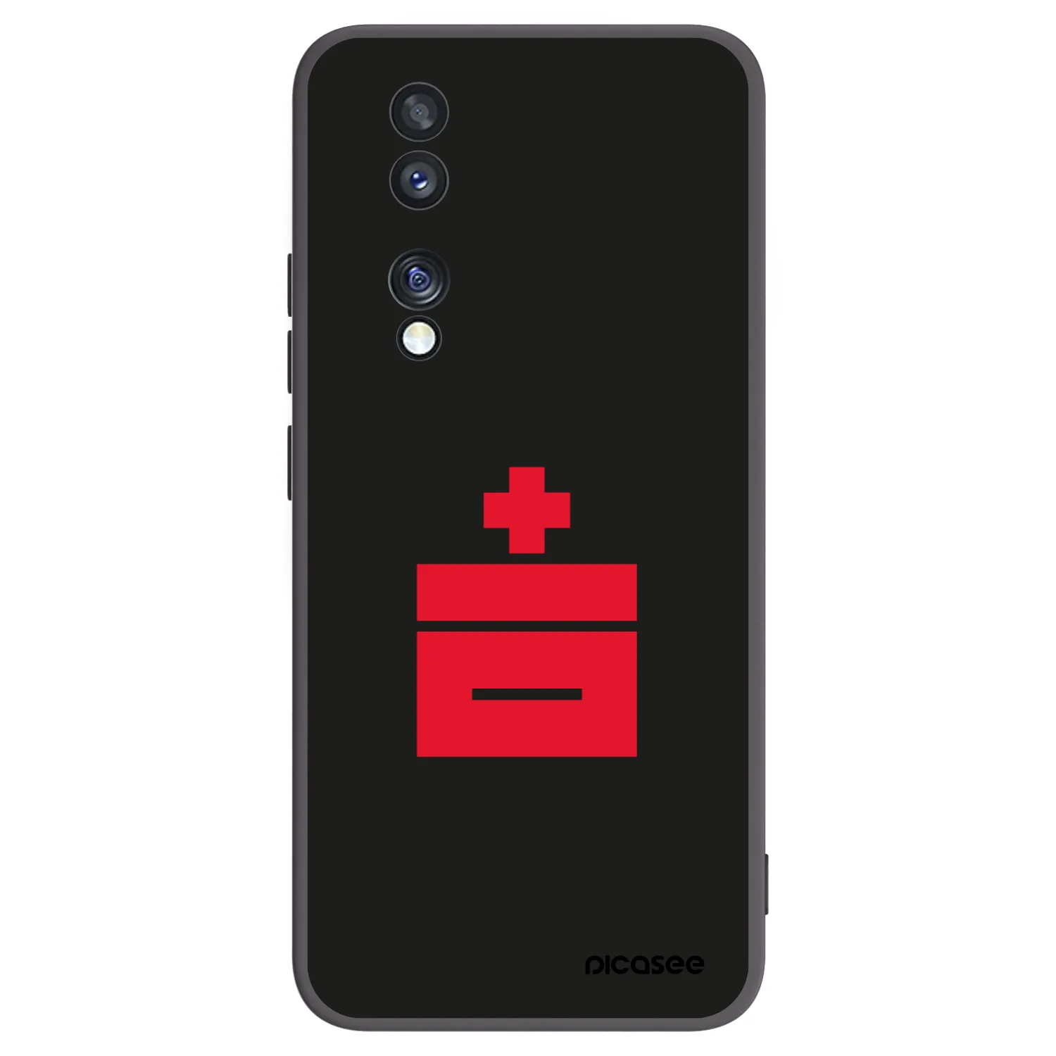Picasee fekete szilikon tok az alábbi mobiltelefonokra Honor 70 - Le Plastenciaga