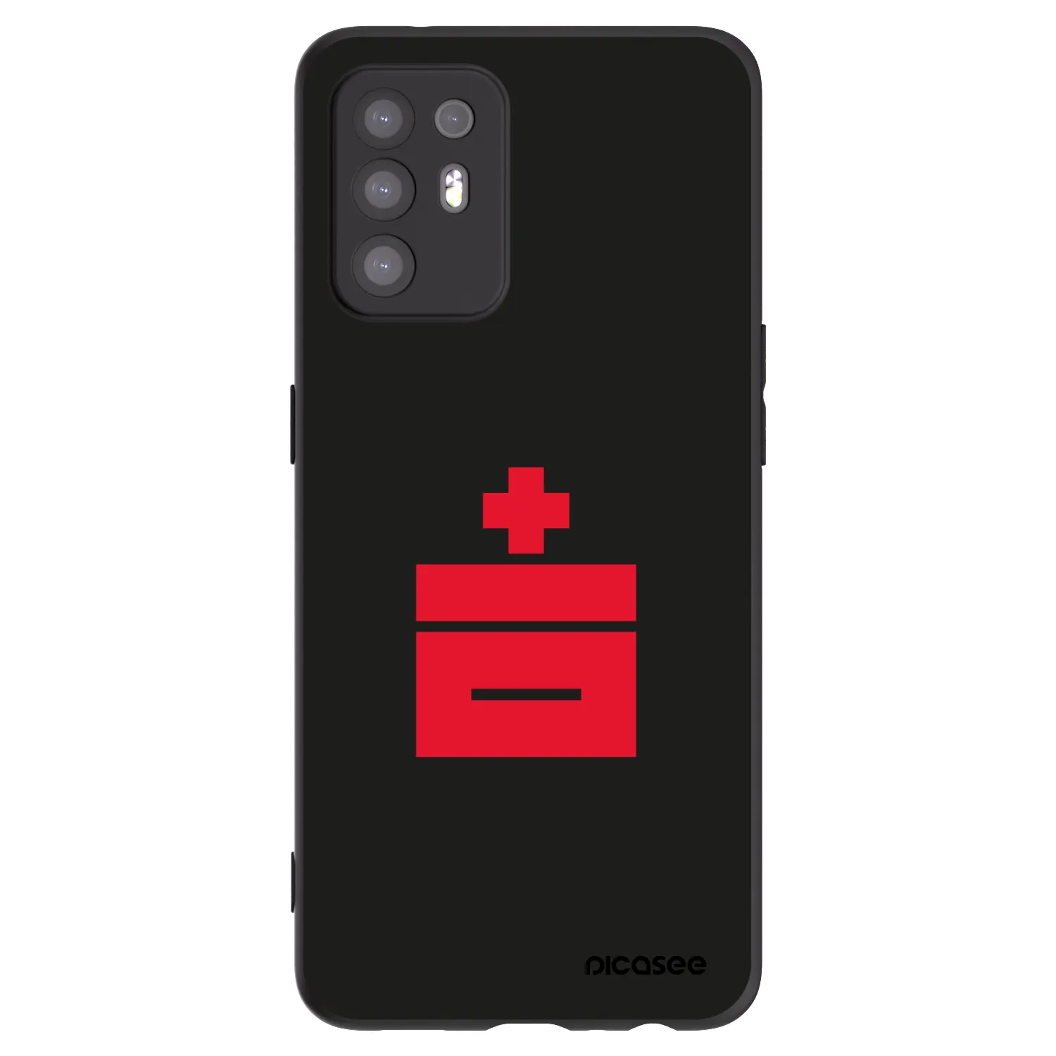 Picasee fekete szilikon tok az alábbi mobiltelefonokra OPPO A94 5G - Le Plastenciaga