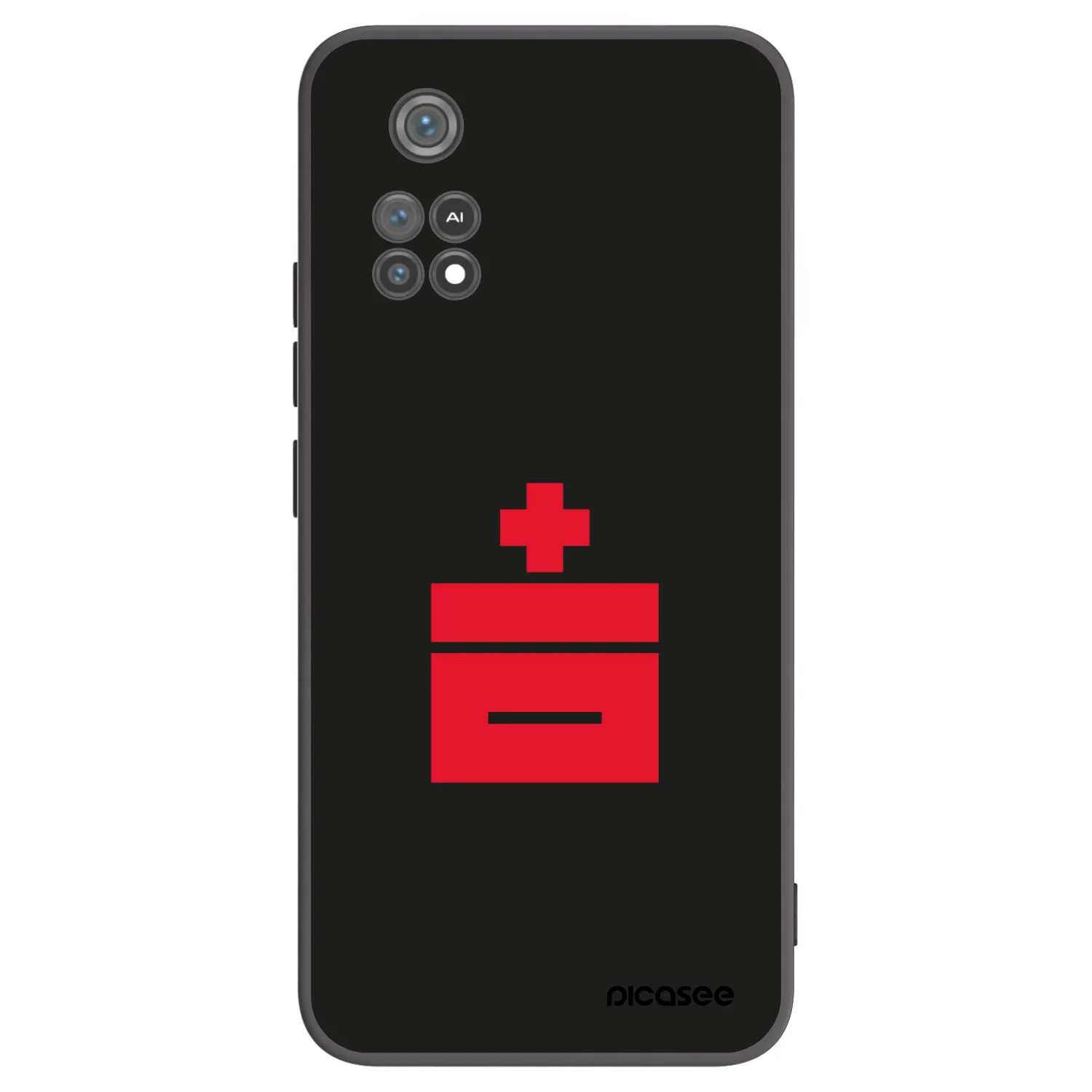 Picasee fekete szilikon tok az alábbi mobiltelefonokra Xiaomi Poco M4 Pro - Le Plastenciaga