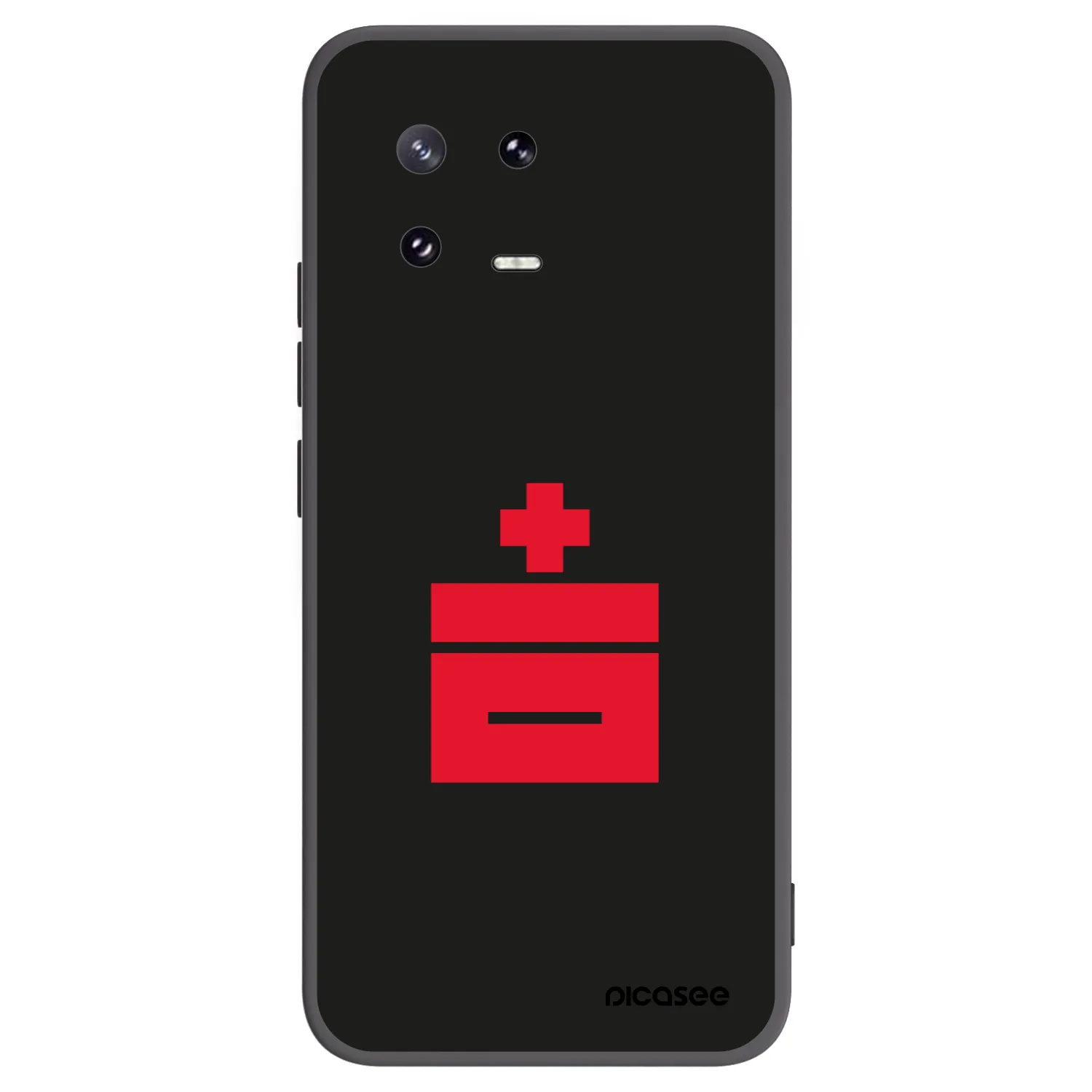 Picasee fekete szilikon tok az alábbi mobiltelefonokra Xiaomi 13 Pro - Le Plastenciaga