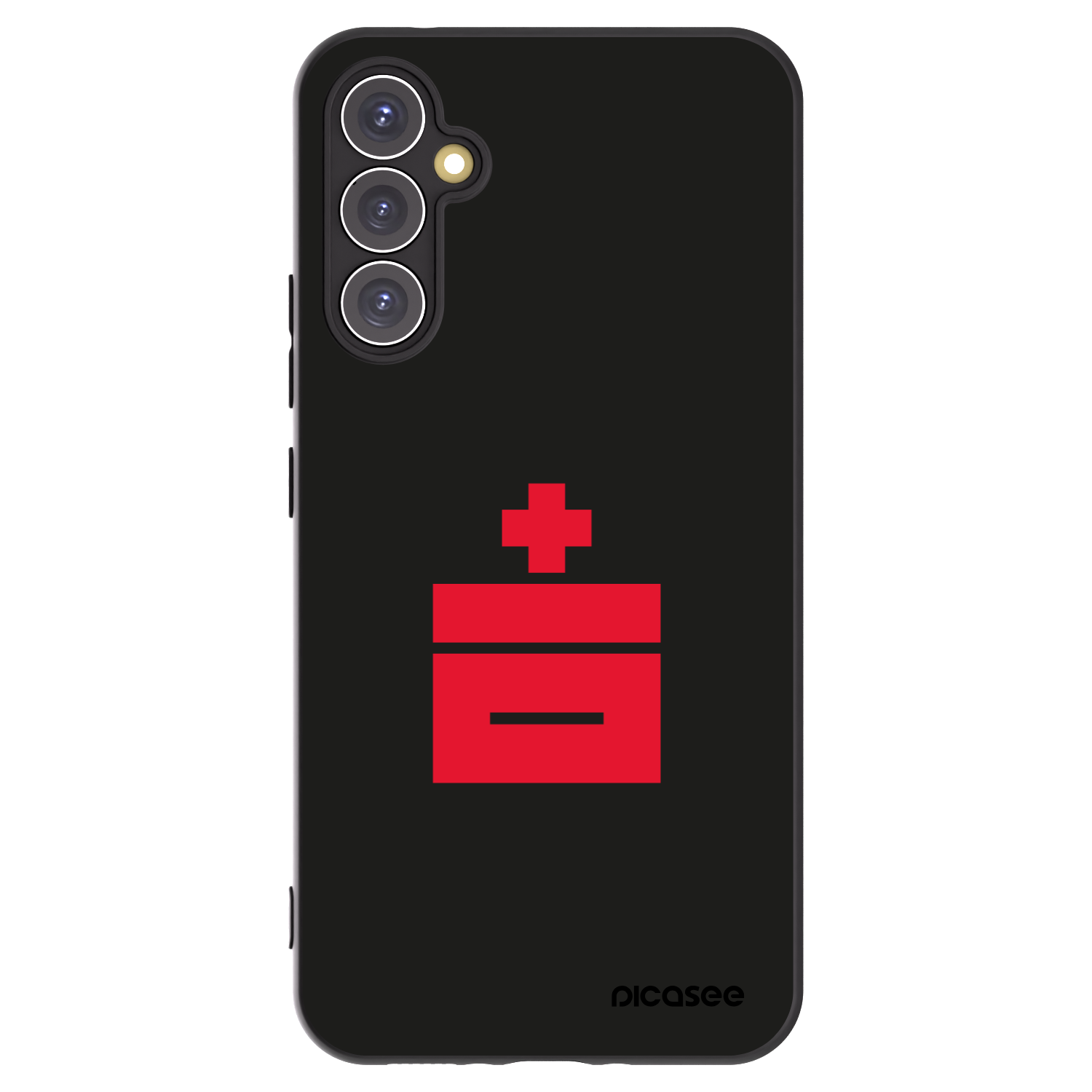 Picasee fekete szilikon tok az alábbi mobiltelefonokra Samsung Galaxy A34 5G A346B - Le Plastenciaga