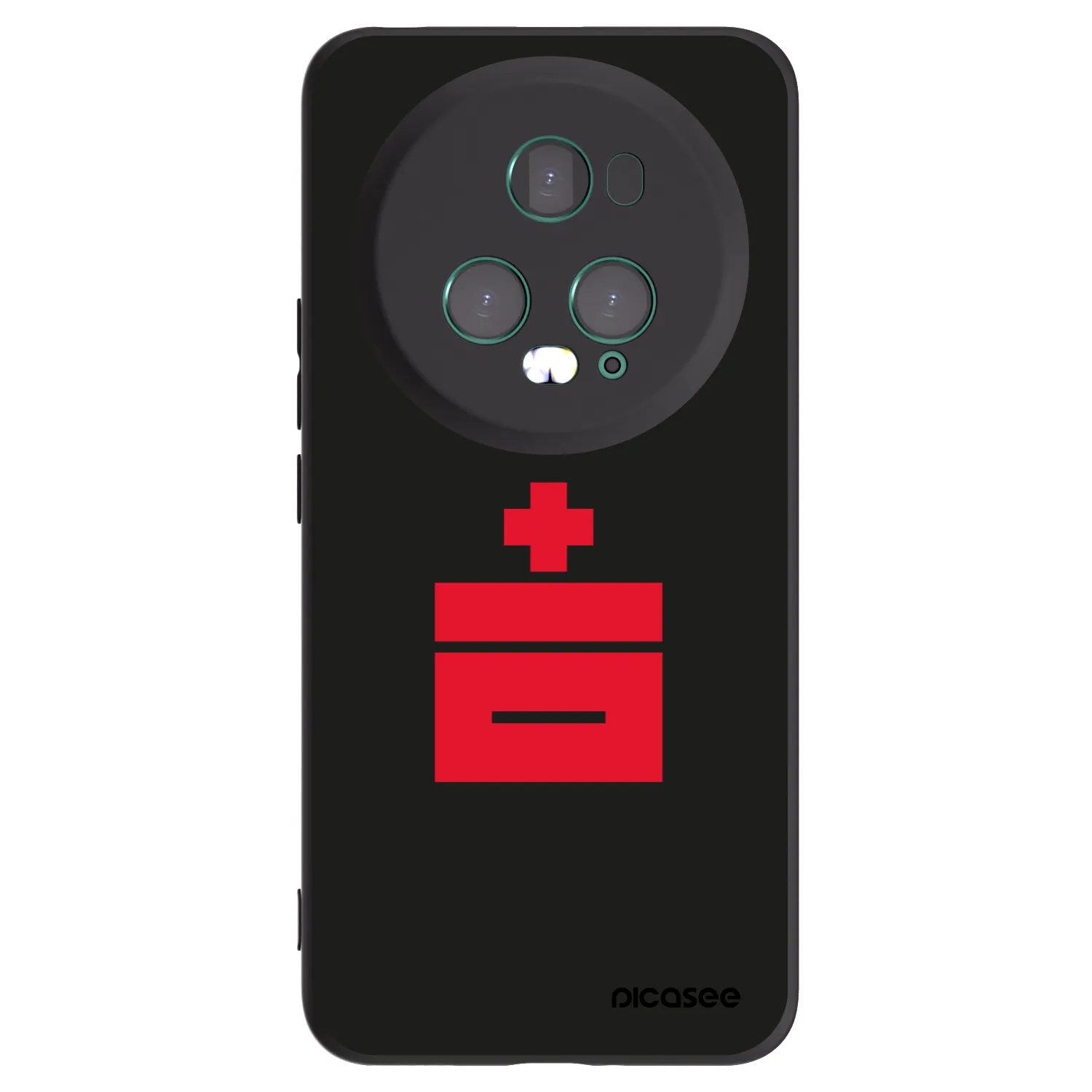 Picasee fekete szilikon tok az alábbi mobiltelefonokra Honor Magic5 Pro - Le Plastenciaga