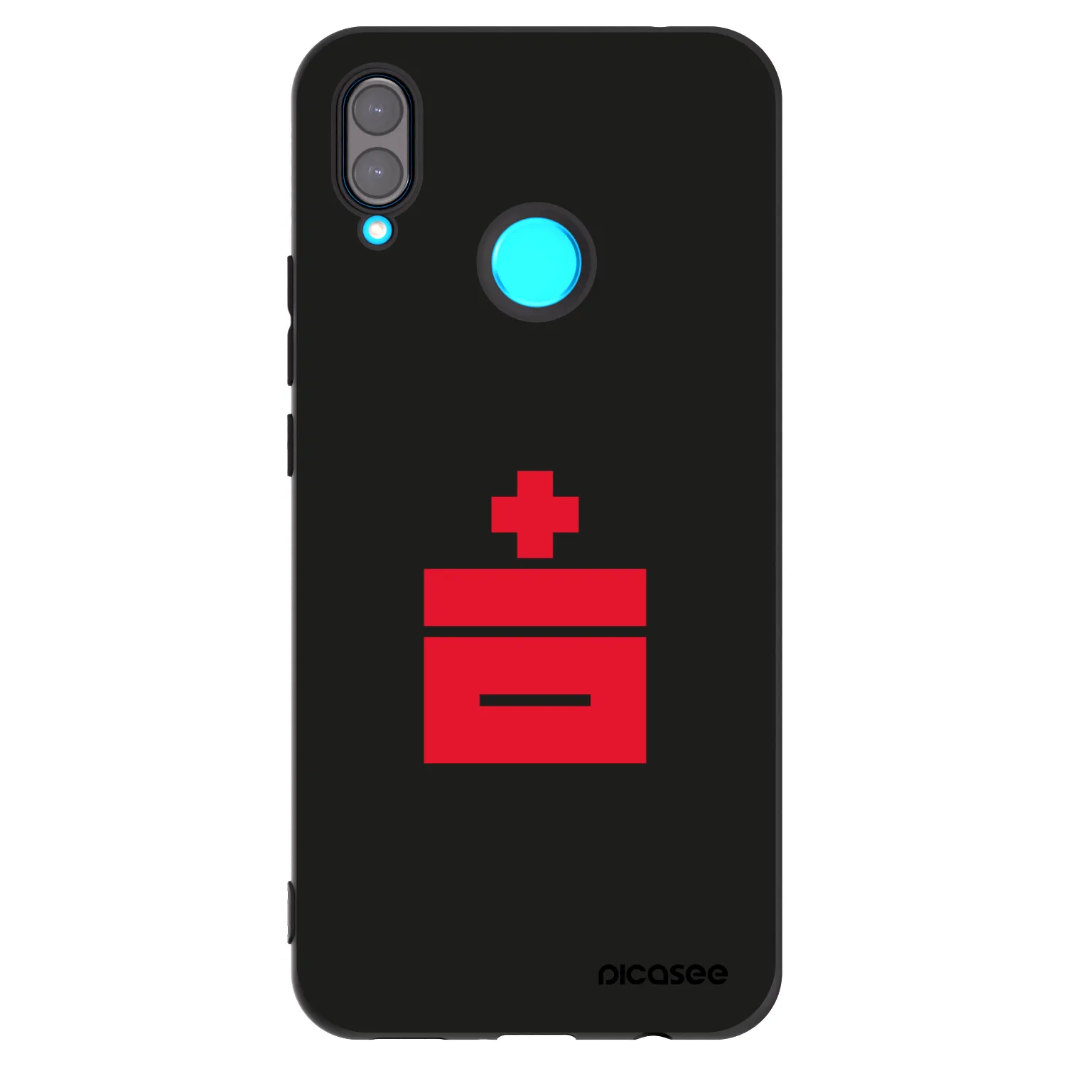 Picasee fekete szilikon tok az alábbi mobiltelefonokra Huawei Nova 3i - Le Plastenciaga