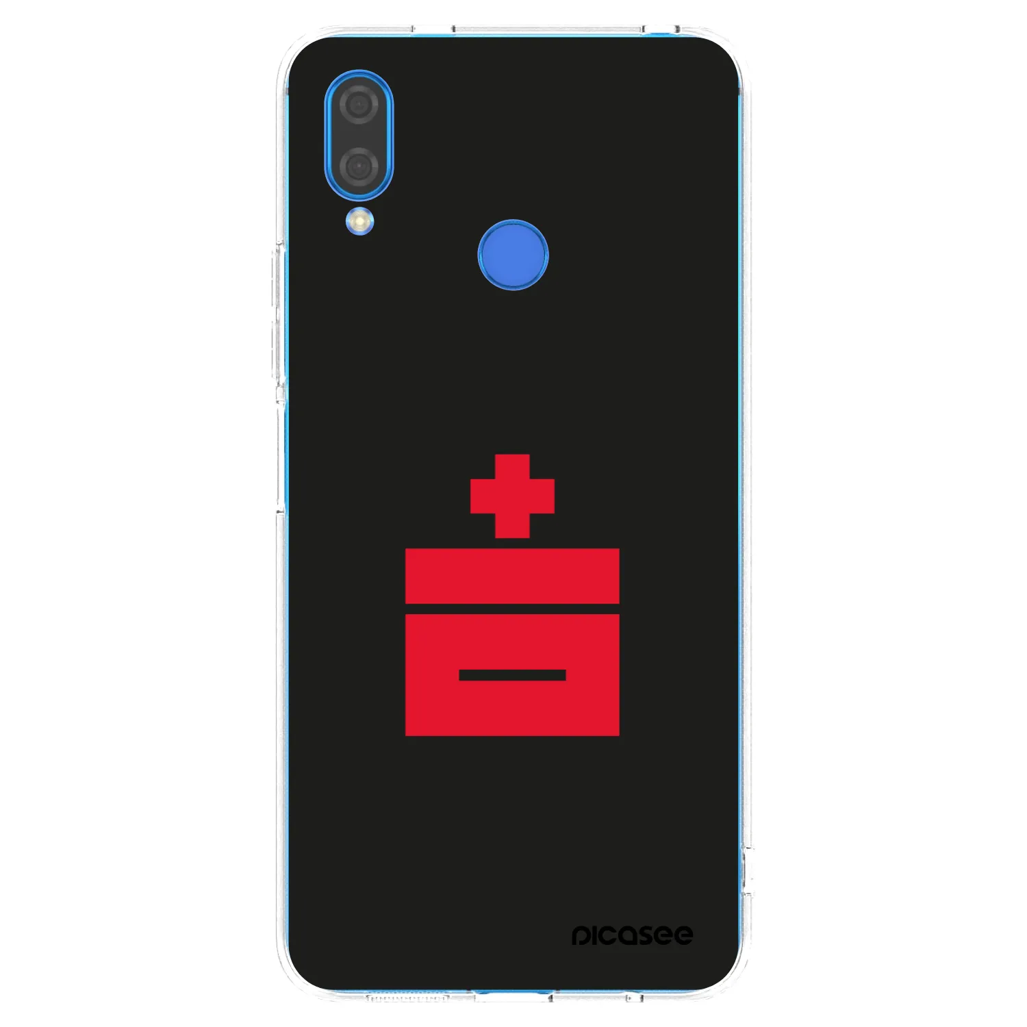 Picasee átlátszó szilikon tok az alábbi mobiltelefonokra Huawei Nova 3i - Le Plastenciaga
