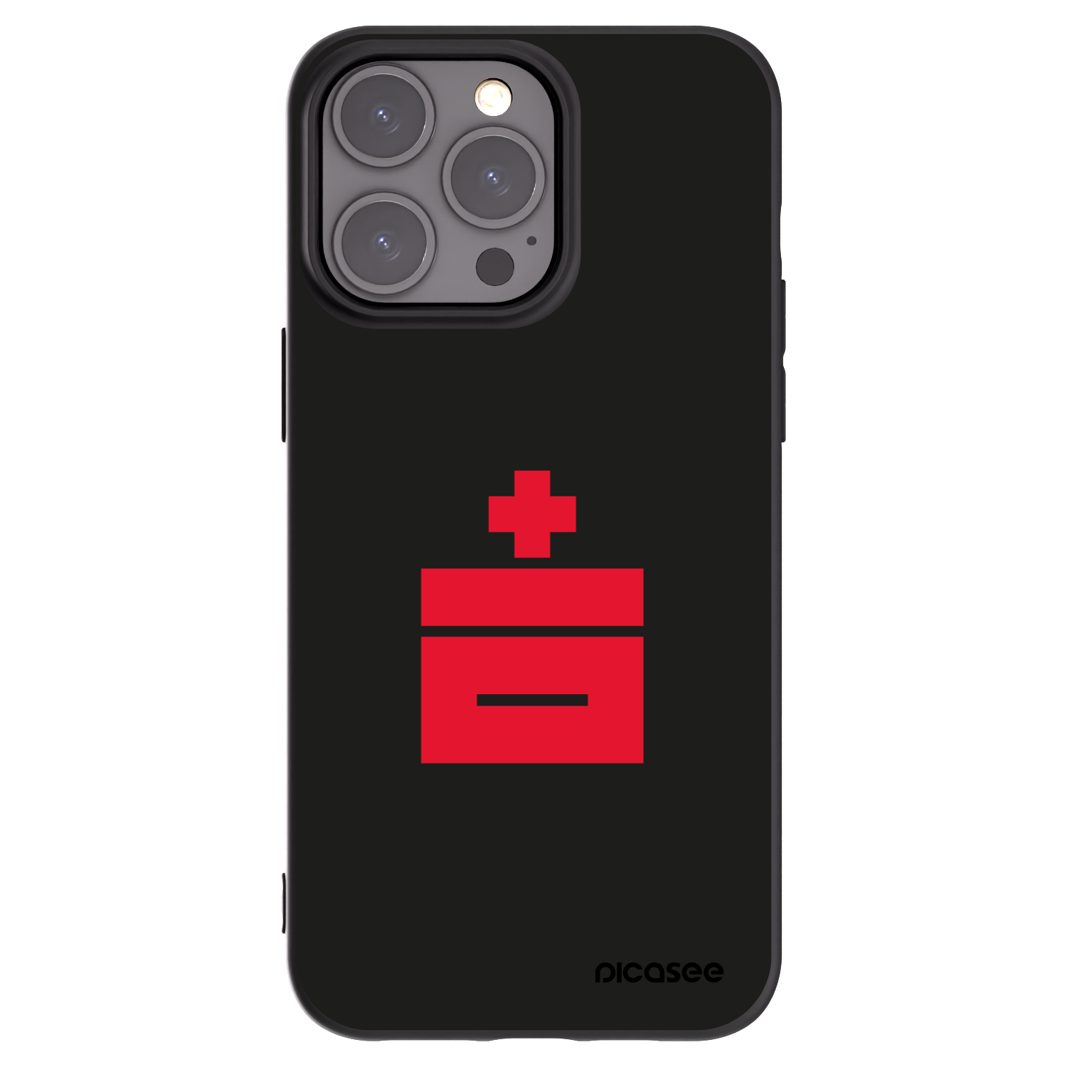 Picasee fekete szilikon tok az alábbi mobiltelefonokra Apple iPhone 15 Pro Max - Le Plastenciaga