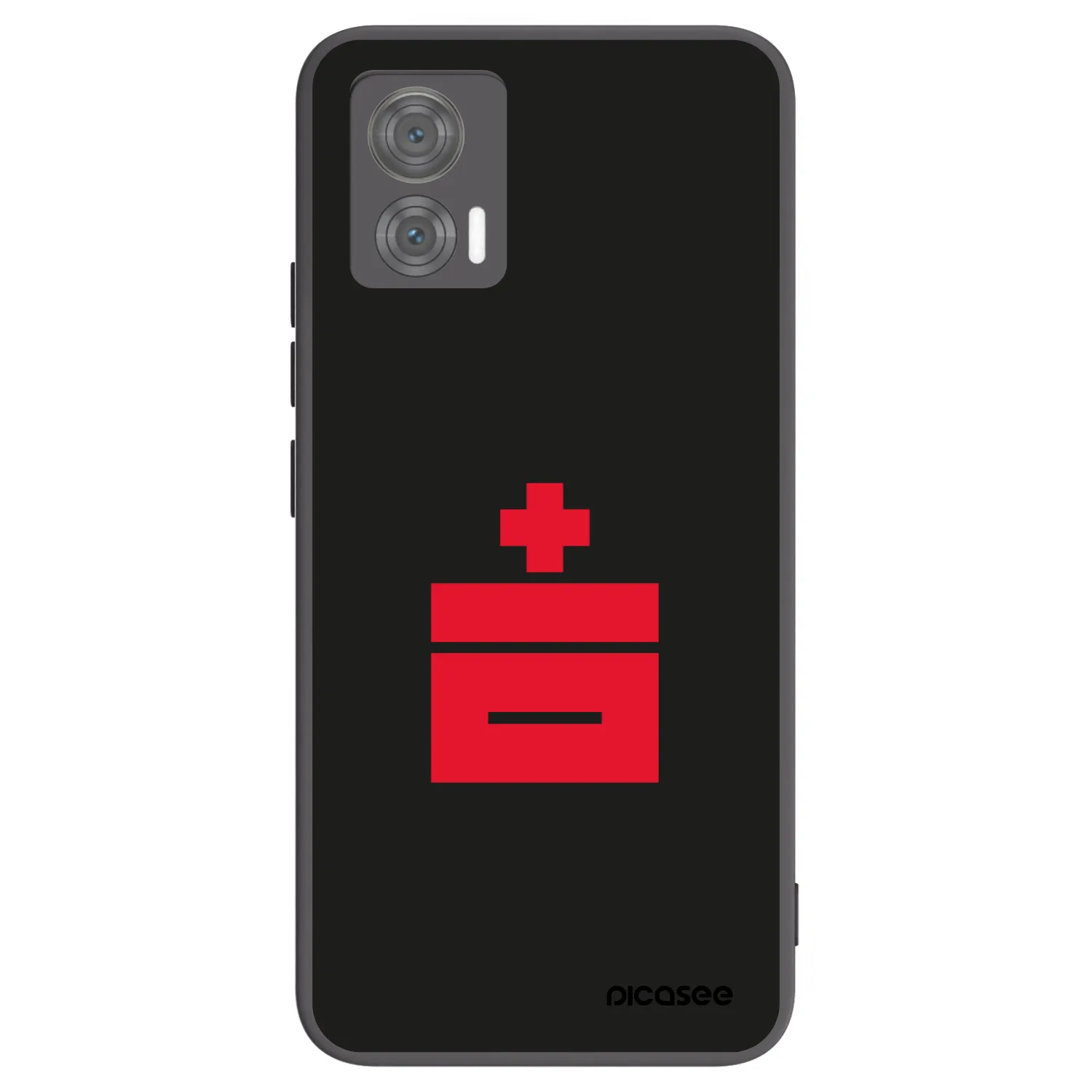 Picasee fekete szilikon tok az alábbi mobiltelefonokra Motorola Edge 30 Neo - Le Plastenciaga