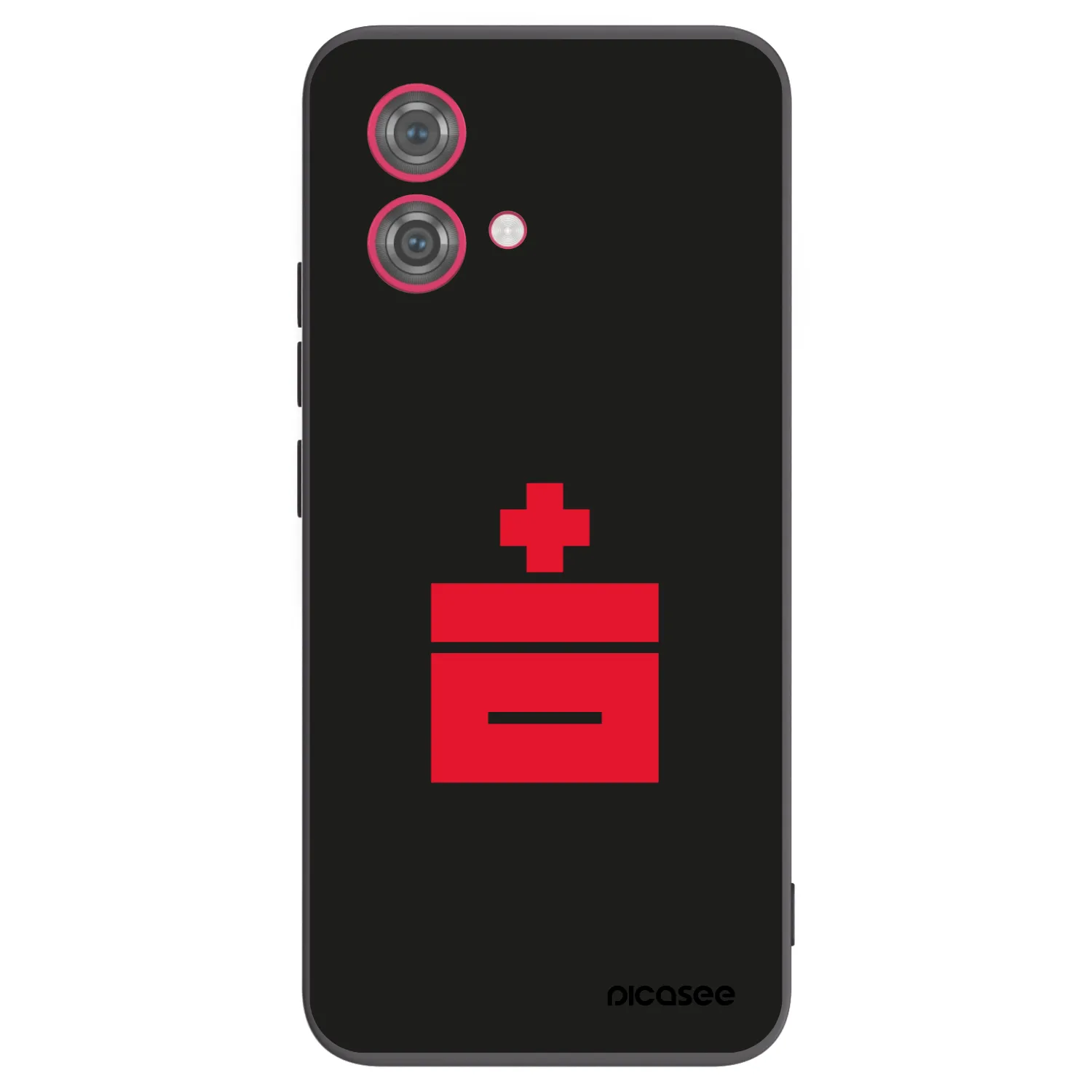 Picasee fekete szilikon tok az alábbi mobiltelefonokra Motorola Moto G84 5G - Le Plastenciaga