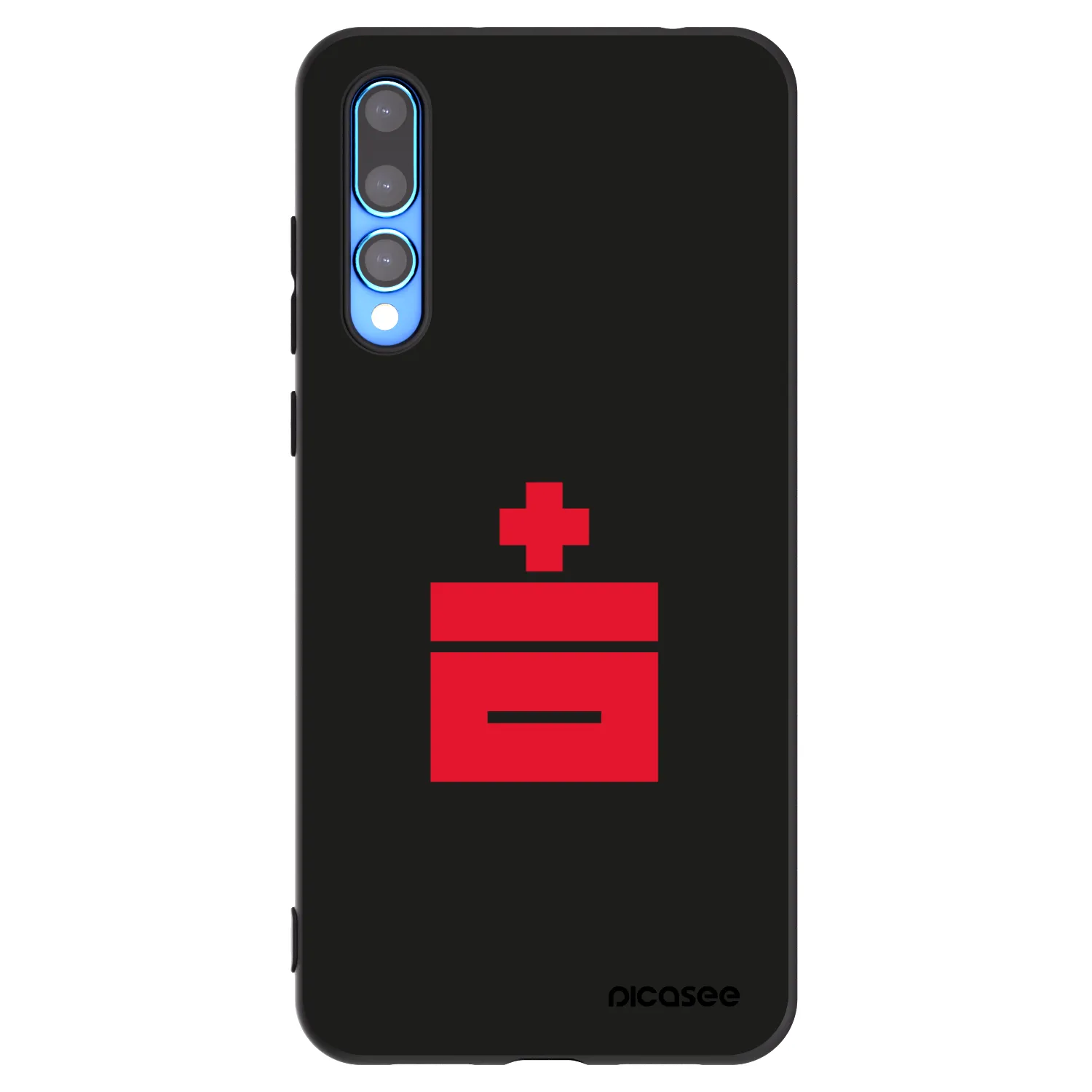 Picasee fekete szilikon tok az alábbi mobiltelefonokra Huawei P20 Pro - Le Plastenciaga