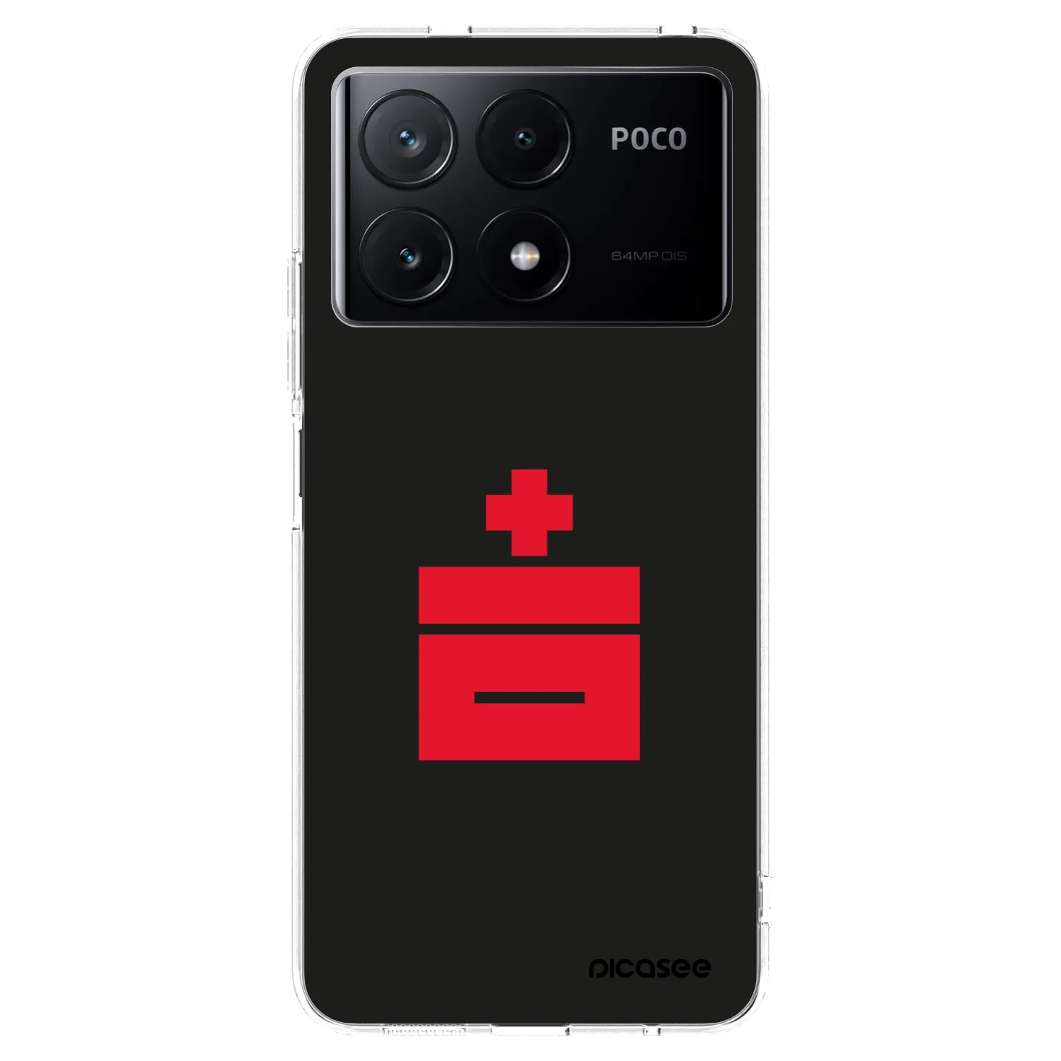 Picasee átlátszó szilikon tok az alábbi mobiltelefonokra Xiaomi Poco X6 Pro - Le Plastenciaga