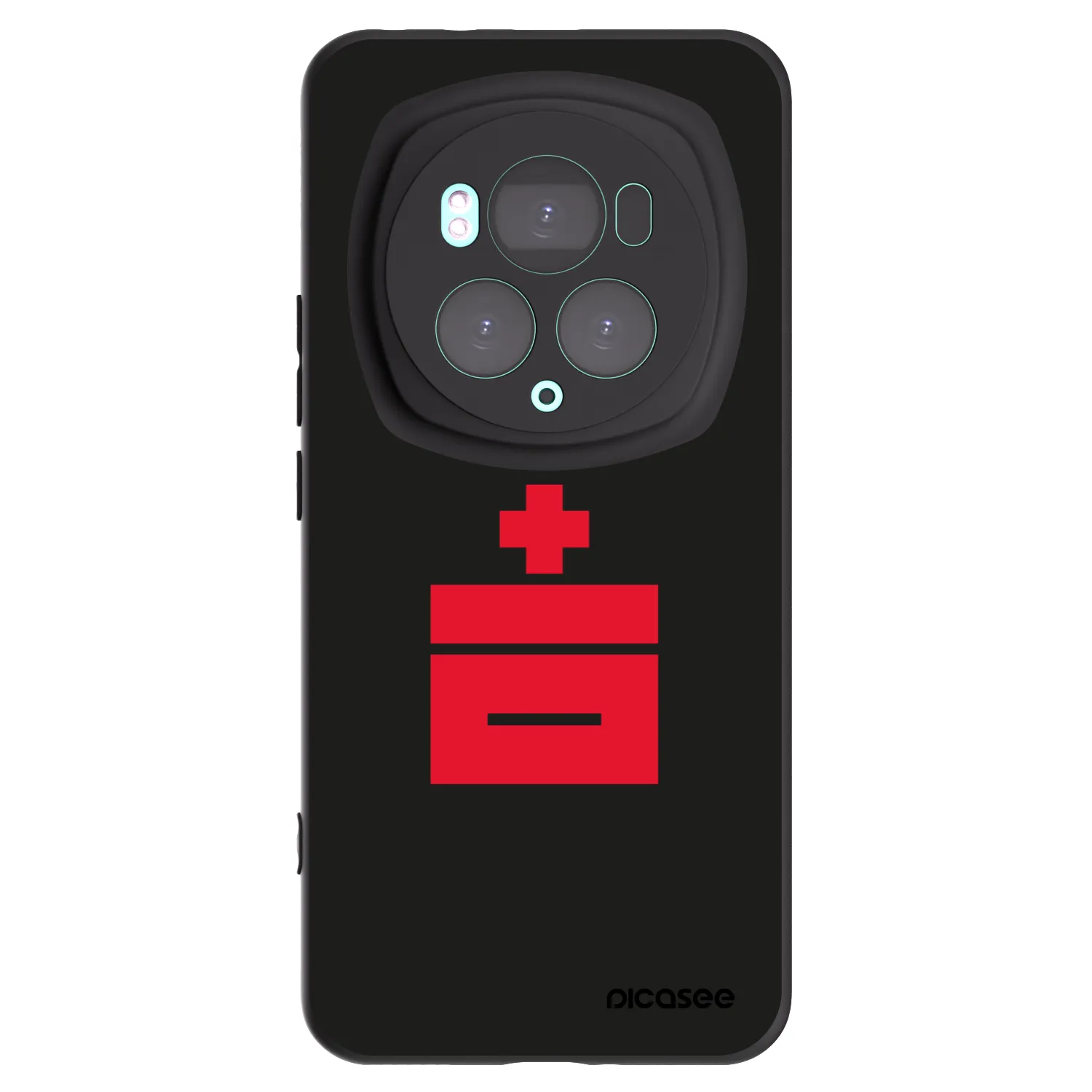 Picasee fekete szilikon tok az alábbi mobiltelefonokra Honor Magic6 Pro - Le Plastenciaga