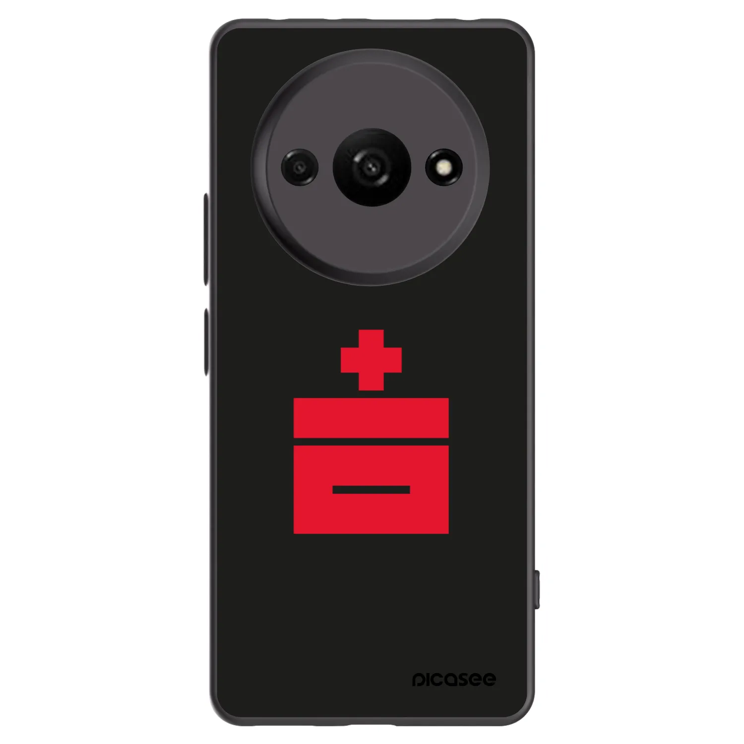 Picasee fekete szilikon tok az alábbi mobiltelefonokra Xiaomi Redmi A3 - Le Plastenciaga