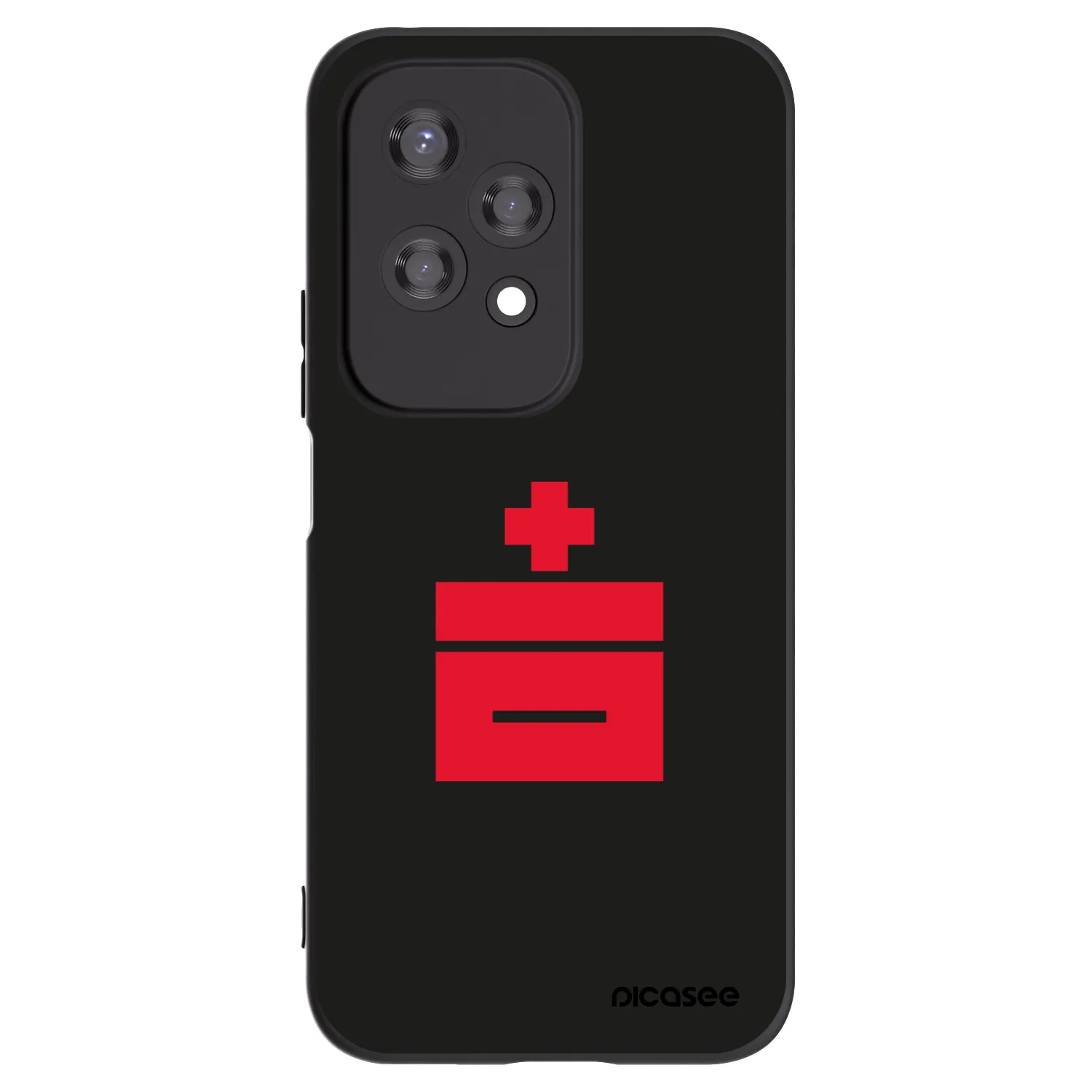 Picasee fekete szilikon tok az alábbi mobiltelefonokra Honor 200 Lite - Le Plastenciaga