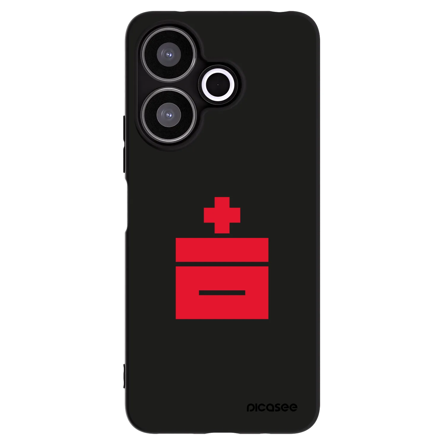 Picasee fekete szilikon tok az alábbi mobiltelefonokra Xiaomi Redmi 13 4G - Le Plastenciaga