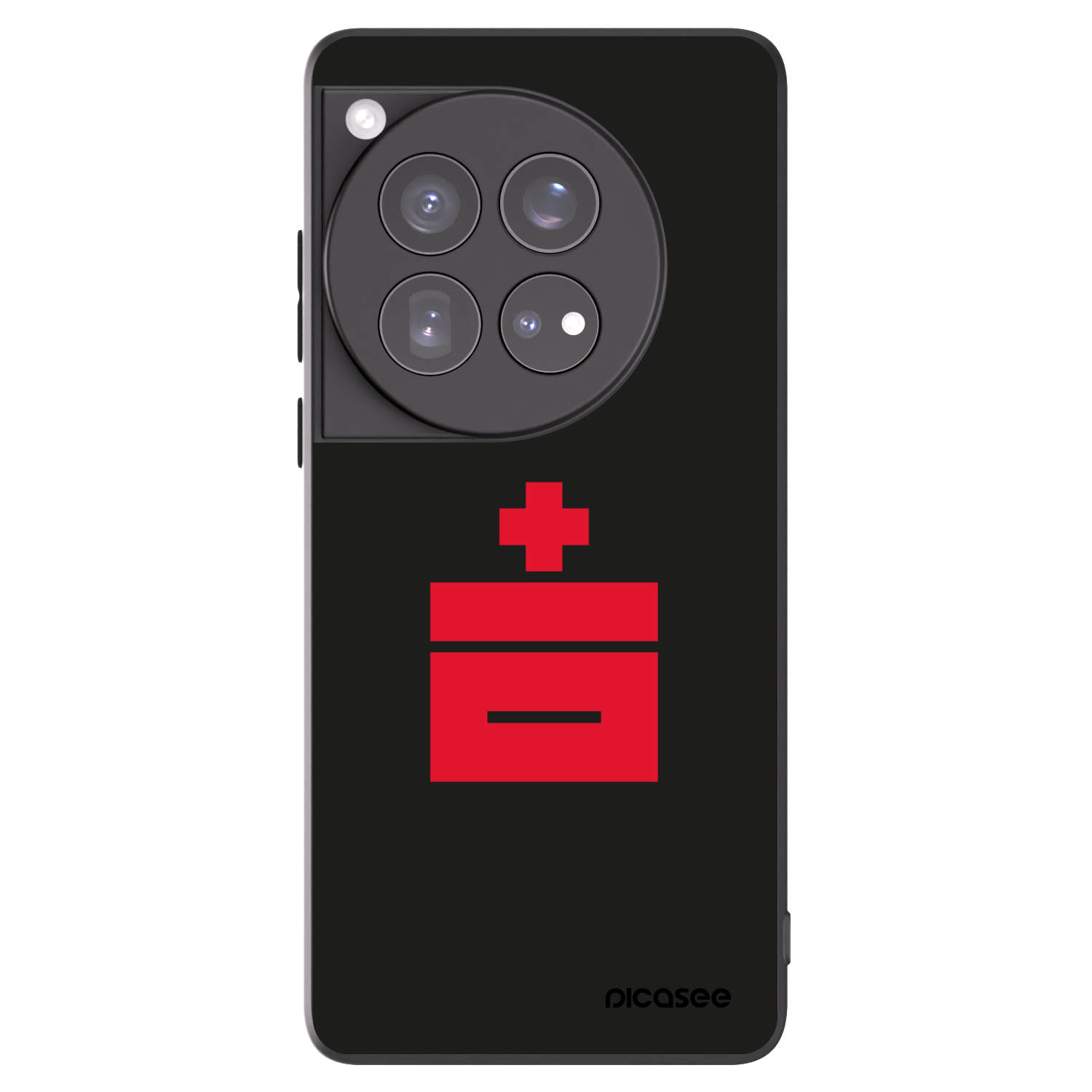 Picasee fekete szilikon tok az alábbi mobiltelefonokra OnePlus 12 5G - Le Plastenciaga