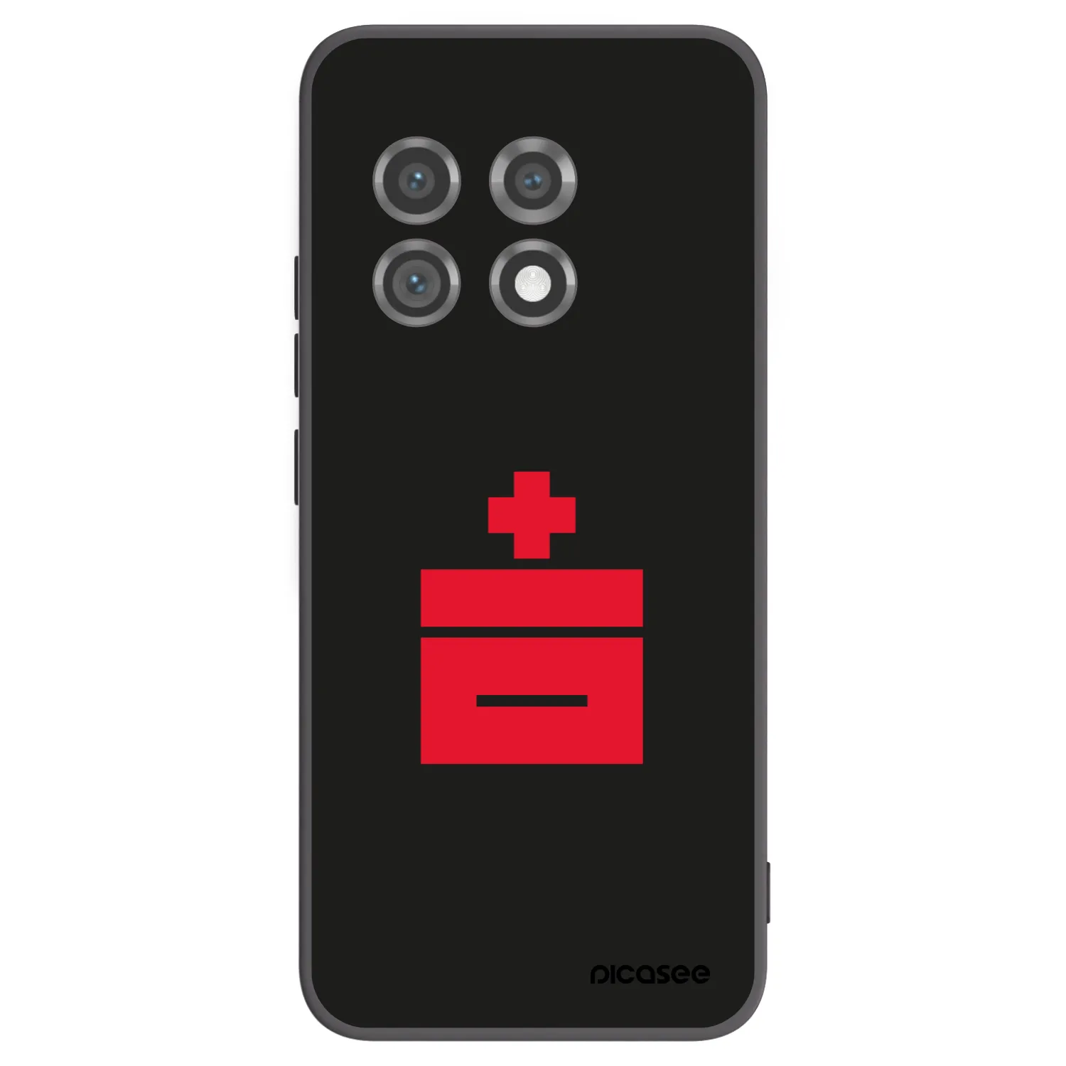 Picasee fekete szilikon tok az alábbi mobiltelefonokra OnePlus 11 5G - Le Plastenciaga