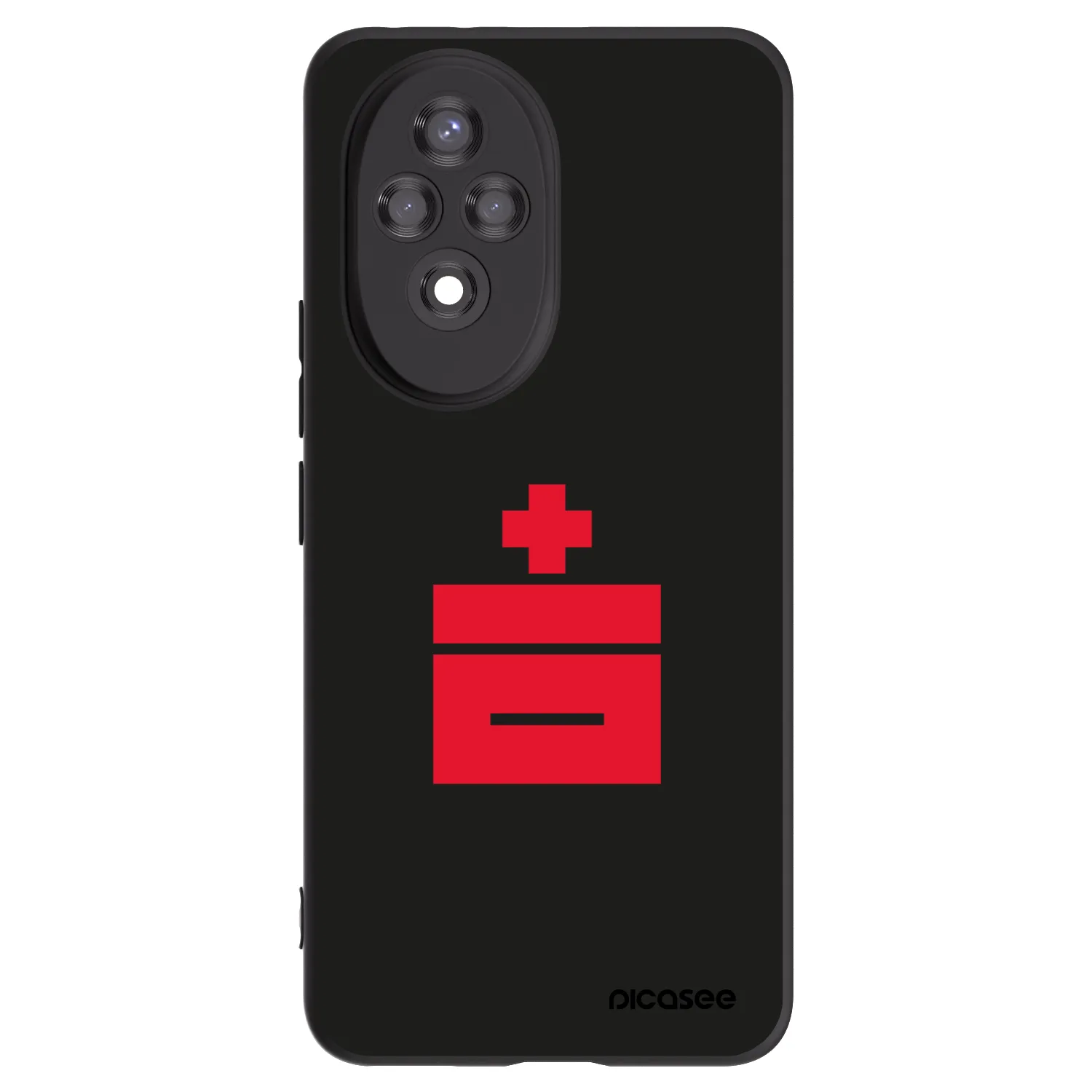 Picasee fekete szilikon tok az alábbi mobiltelefonokra Honor 200 Pro 5G - Le Plastenciaga