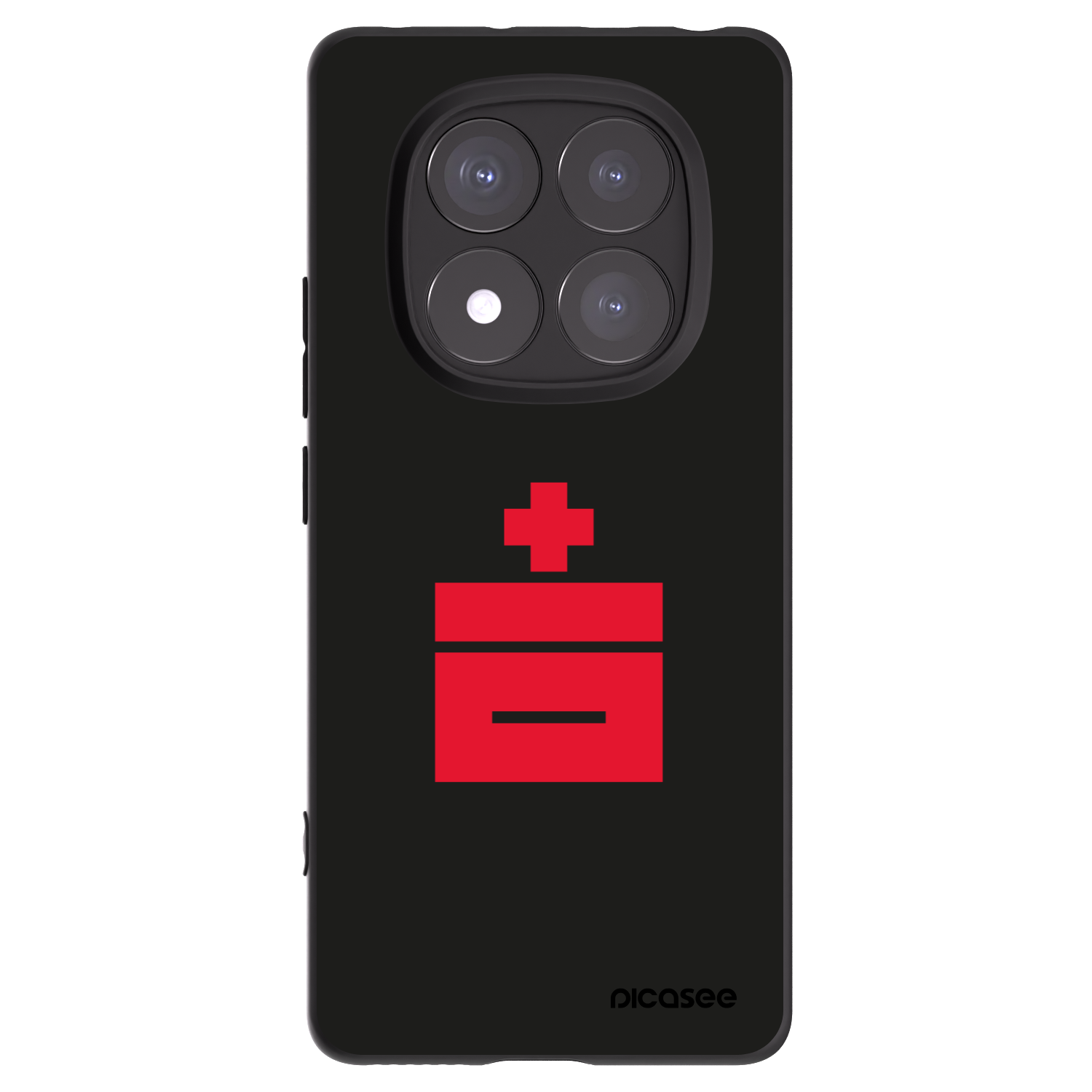 Picasee fekete szilikon tok az alábbi mobiltelefonokra Xiaomi Redmi Note 14 Pro+ 5G - Le Plastenciaga