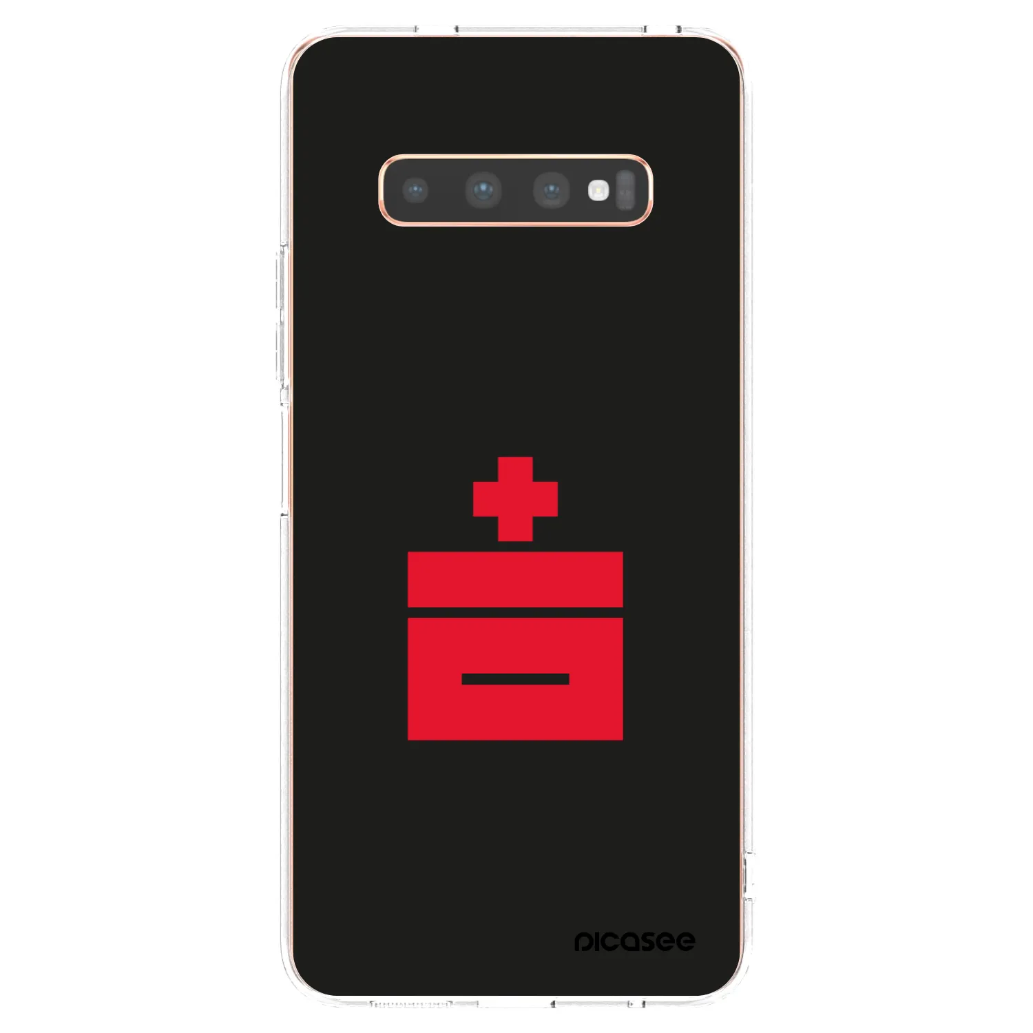 Picasee átlátszó szilikon tok az alábbi mobiltelefonokra Samsung Galaxy S10 Plus G975 - Le Plastenciaga