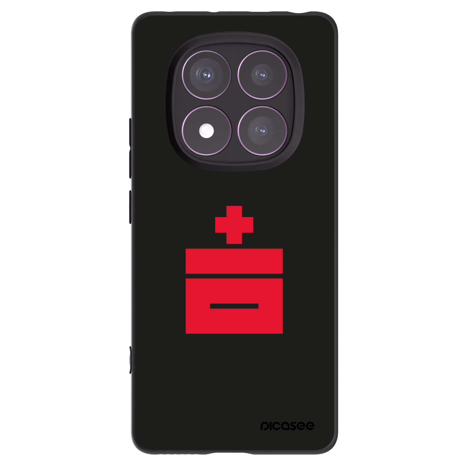 Picasee fekete szilikon tok az alábbi mobiltelefonokra Xiaomi Redmi Note 14 Pro 4G - Le Plastenciaga