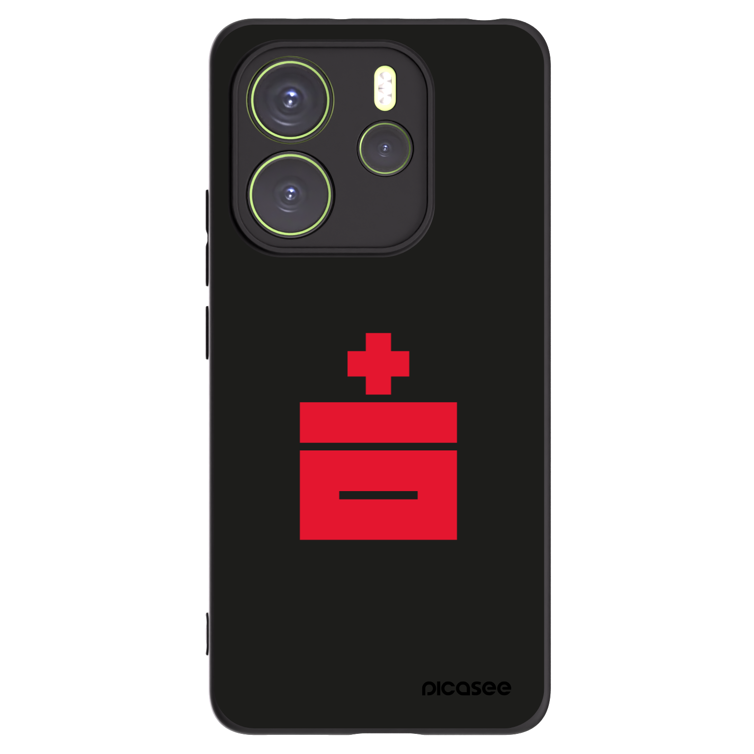 Picasee fekete szilikon tok az alábbi mobiltelefonokra Xiaomi Redmi Note 14 4G - Le Plastenciaga