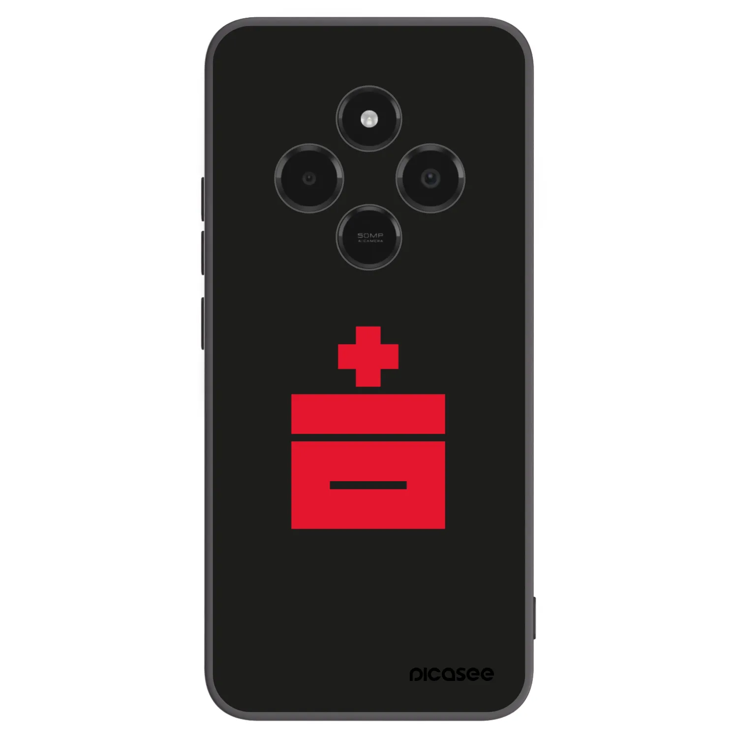 Picasee fekete szilikon tok az alábbi mobiltelefonokra Xiaomi Poco C75 - Le Plastenciaga