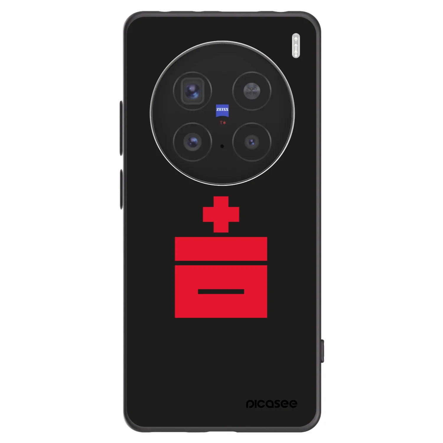 Picasee fekete szilikon tok az alábbi mobiltelefonokra Vivo X200 Pro - Le Plastenciaga