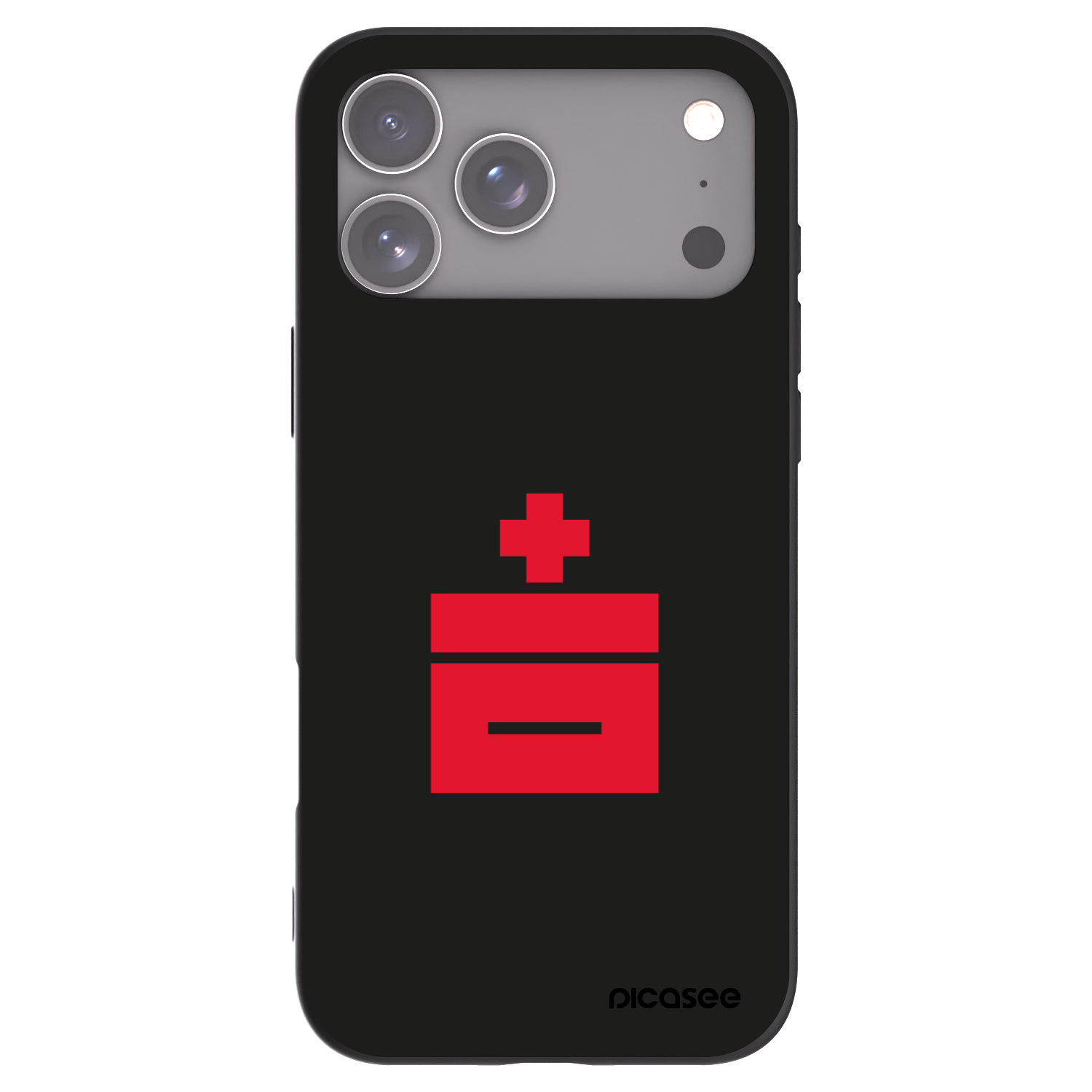 Picasee fekete szilikon tok az alábbi mobiltelefonokra Apple iPhone 17 Pro Max - Le Plastenciaga