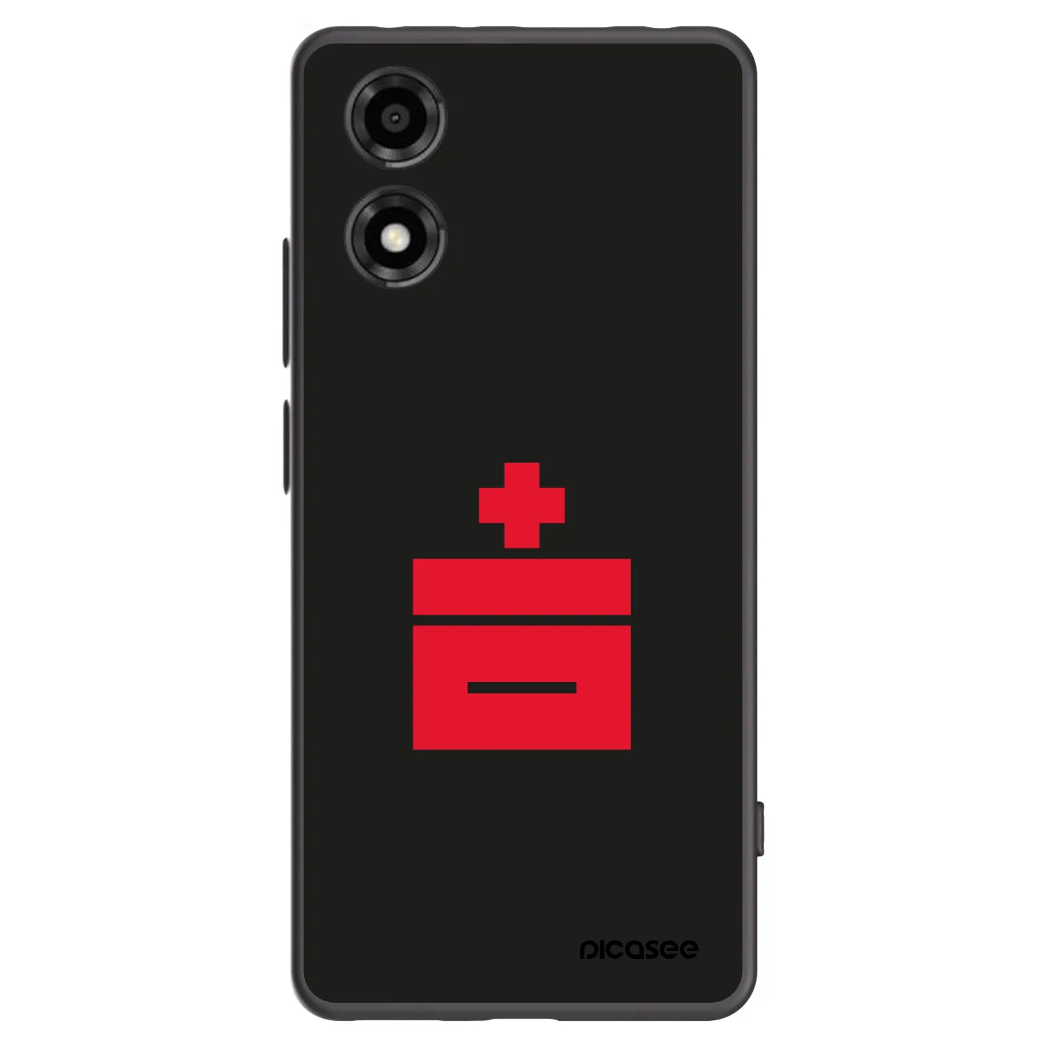 Picasee fekete szilikon tok az alábbi mobiltelefonokra Motorola Moto E14 - Le Plastenciaga