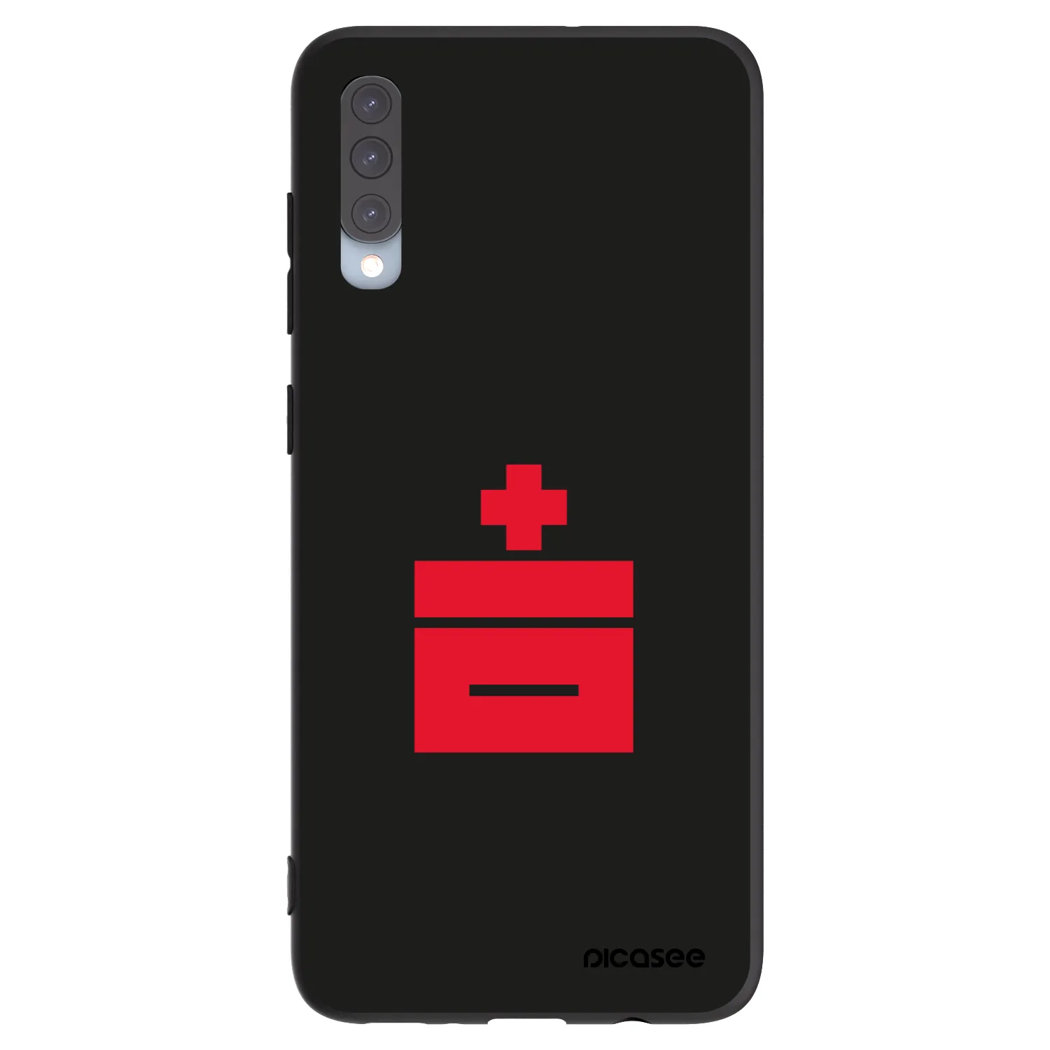 Picasee fekete szilikon tok az alábbi mobiltelefonokra Samsung Galaxy A70 A705F - Le Plastenciaga