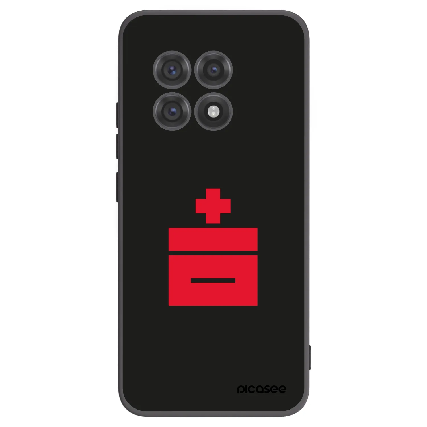 Picasee fekete szilikon tok az alábbi mobiltelefonokra OnePlus 13R 5G - Le Plastenciaga