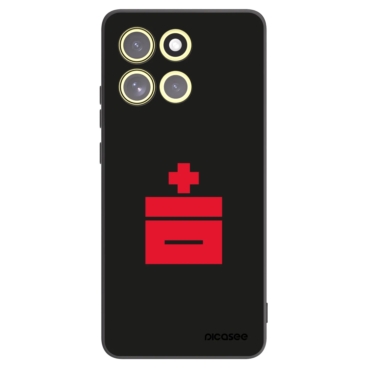 Picasee fekete szilikon tok az alábbi mobiltelefonokra Motorola Moto G86 5G - Le Plastenciaga